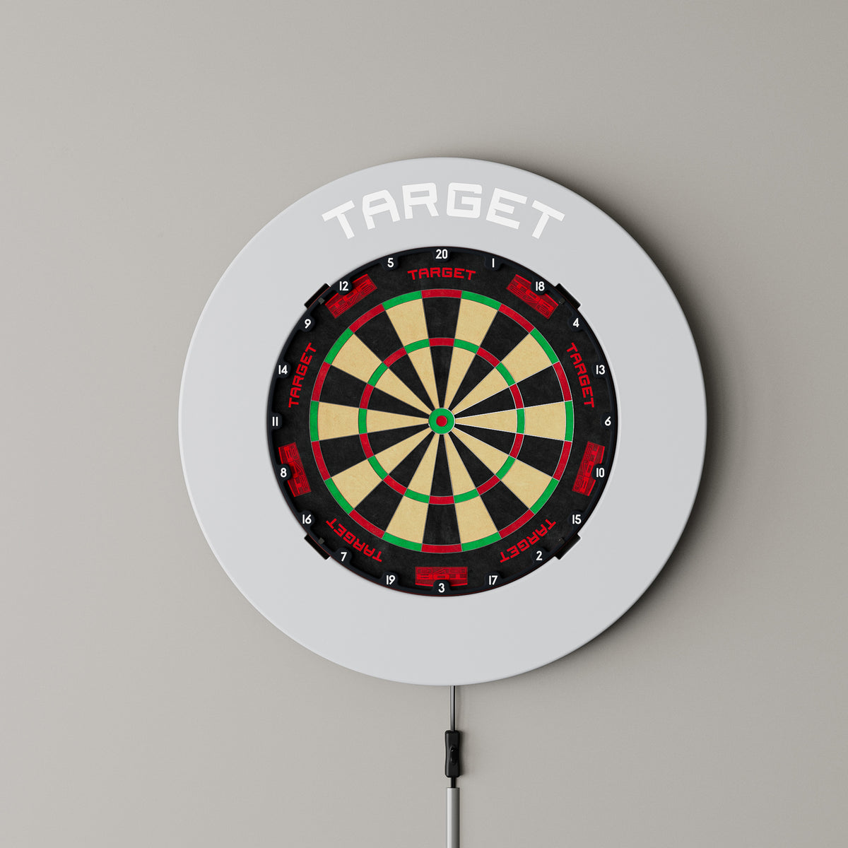 Target Grey Notched Dartboard Surround