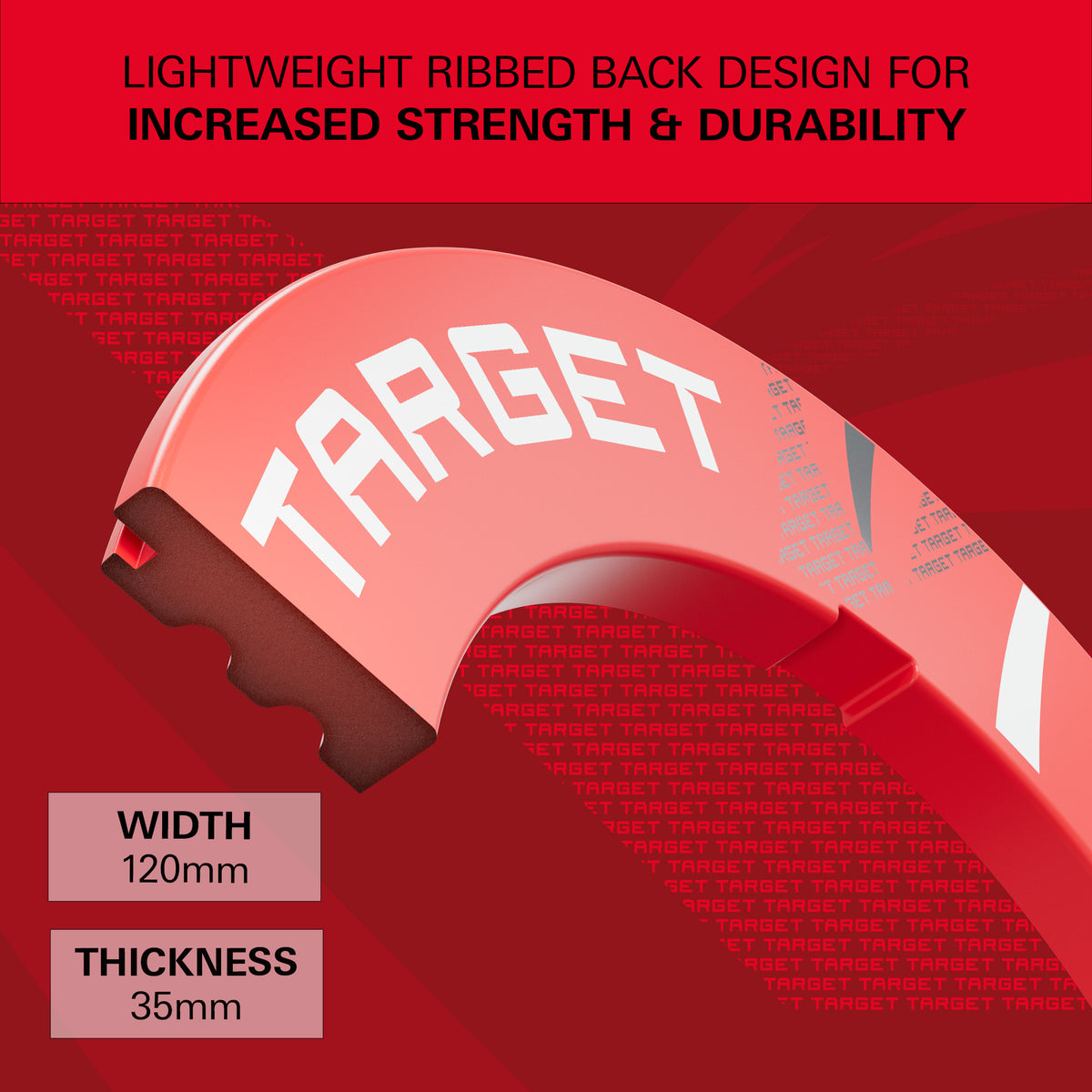 Target Red Patterned Notched Dartboard Surround