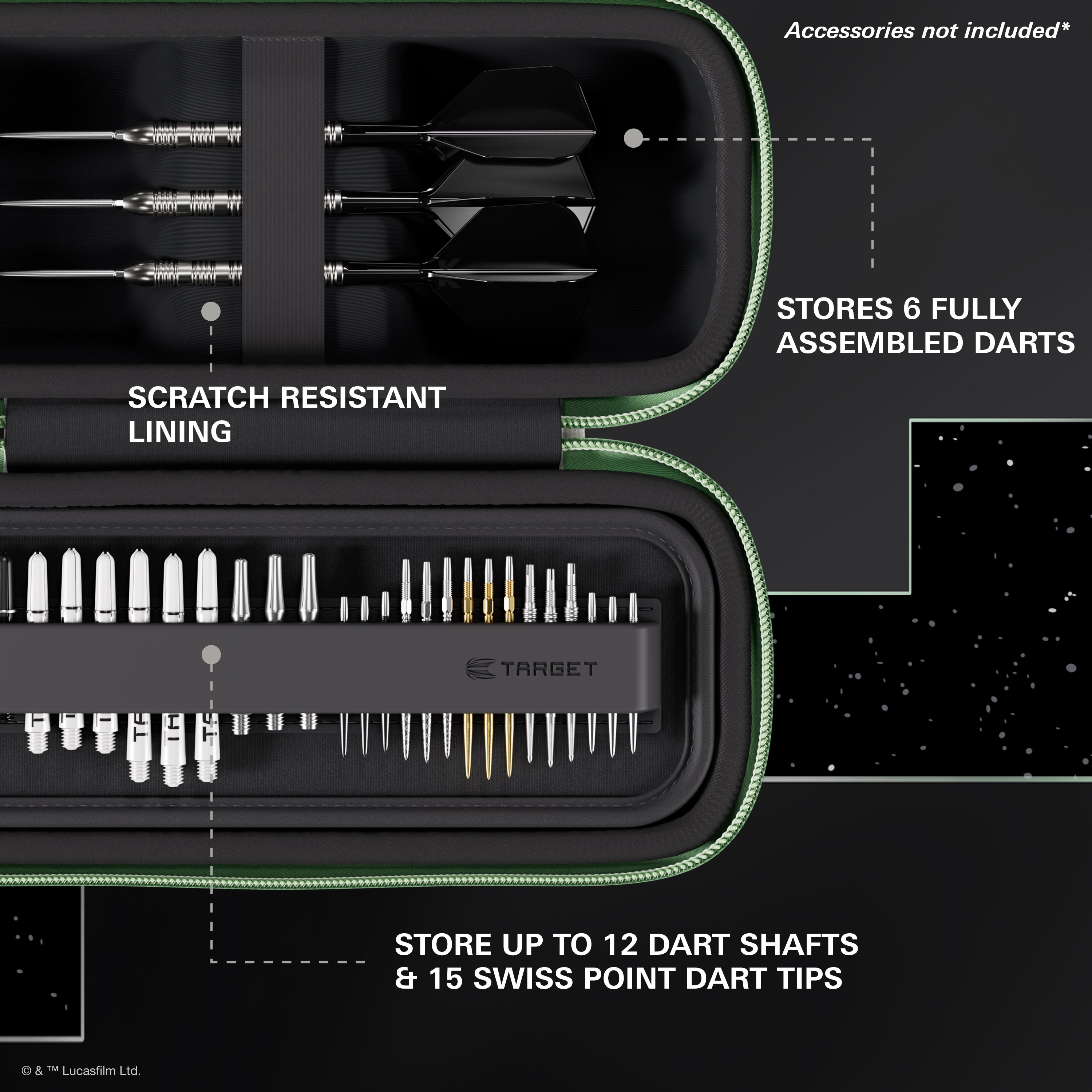 Target Darts Star Wars Grogu Boa Dart Wallet