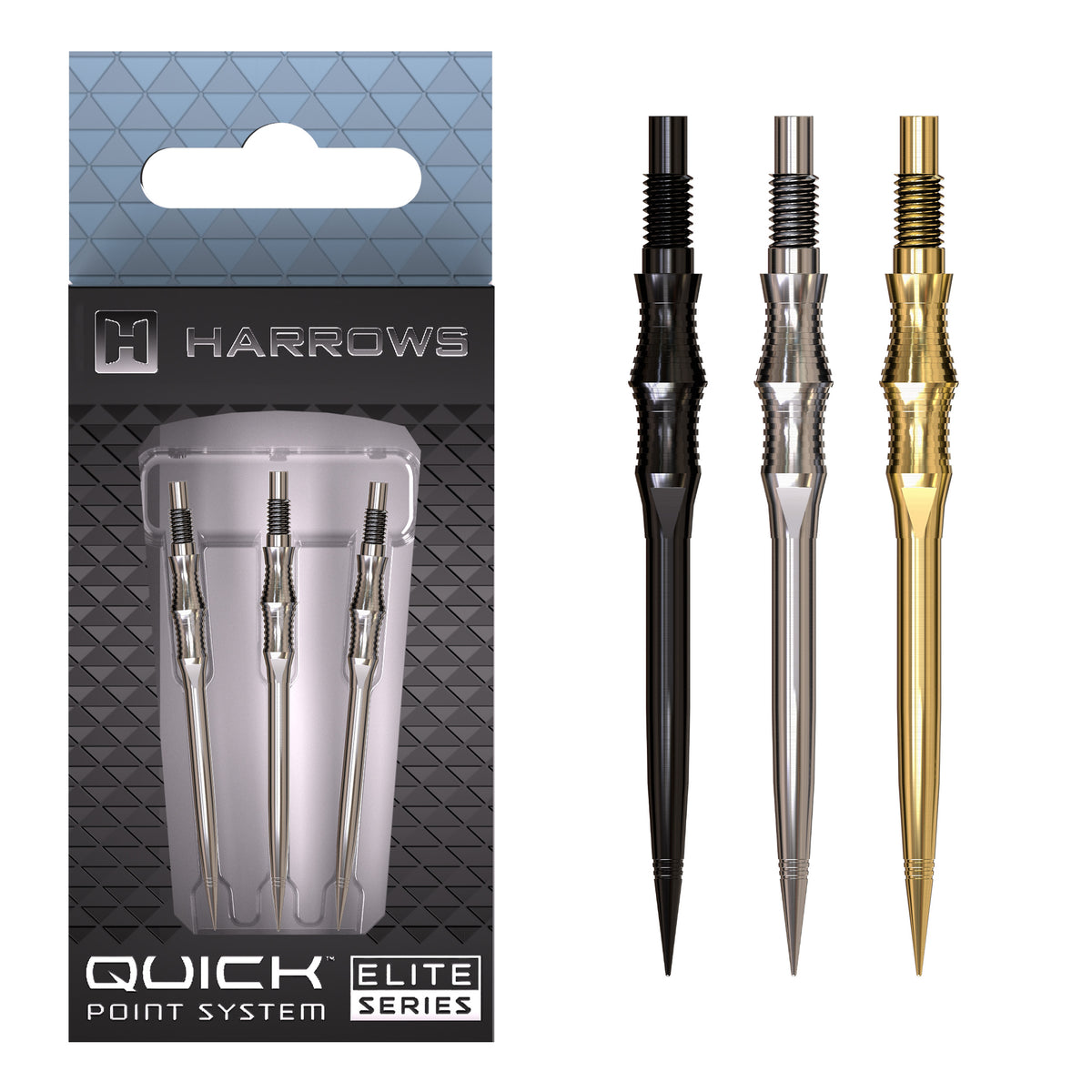 Harrows Apex Spire - Elite Series Quick Point - 30mm 35mm 40mm