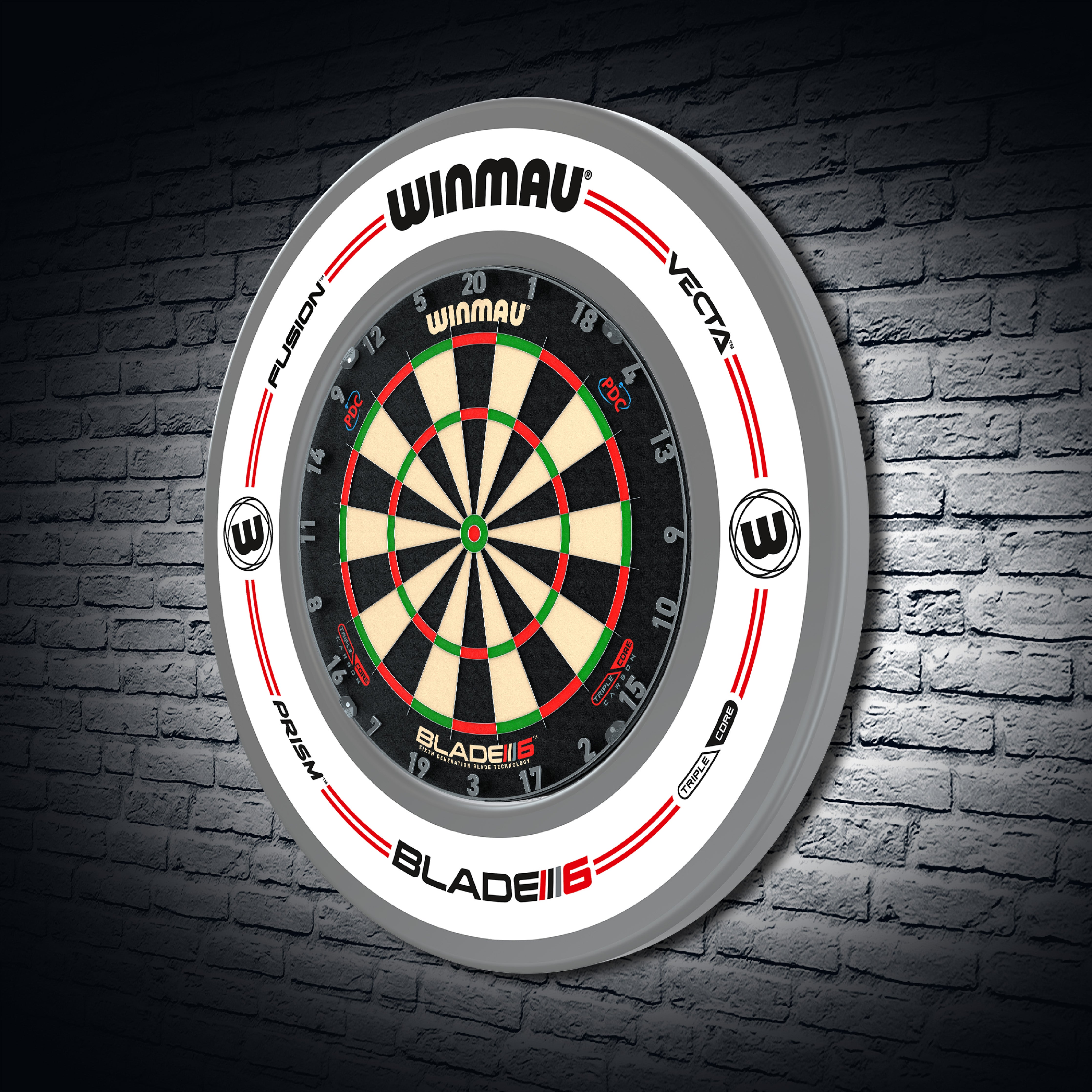 Winmau Pro-Line Original White Dartboard Surround