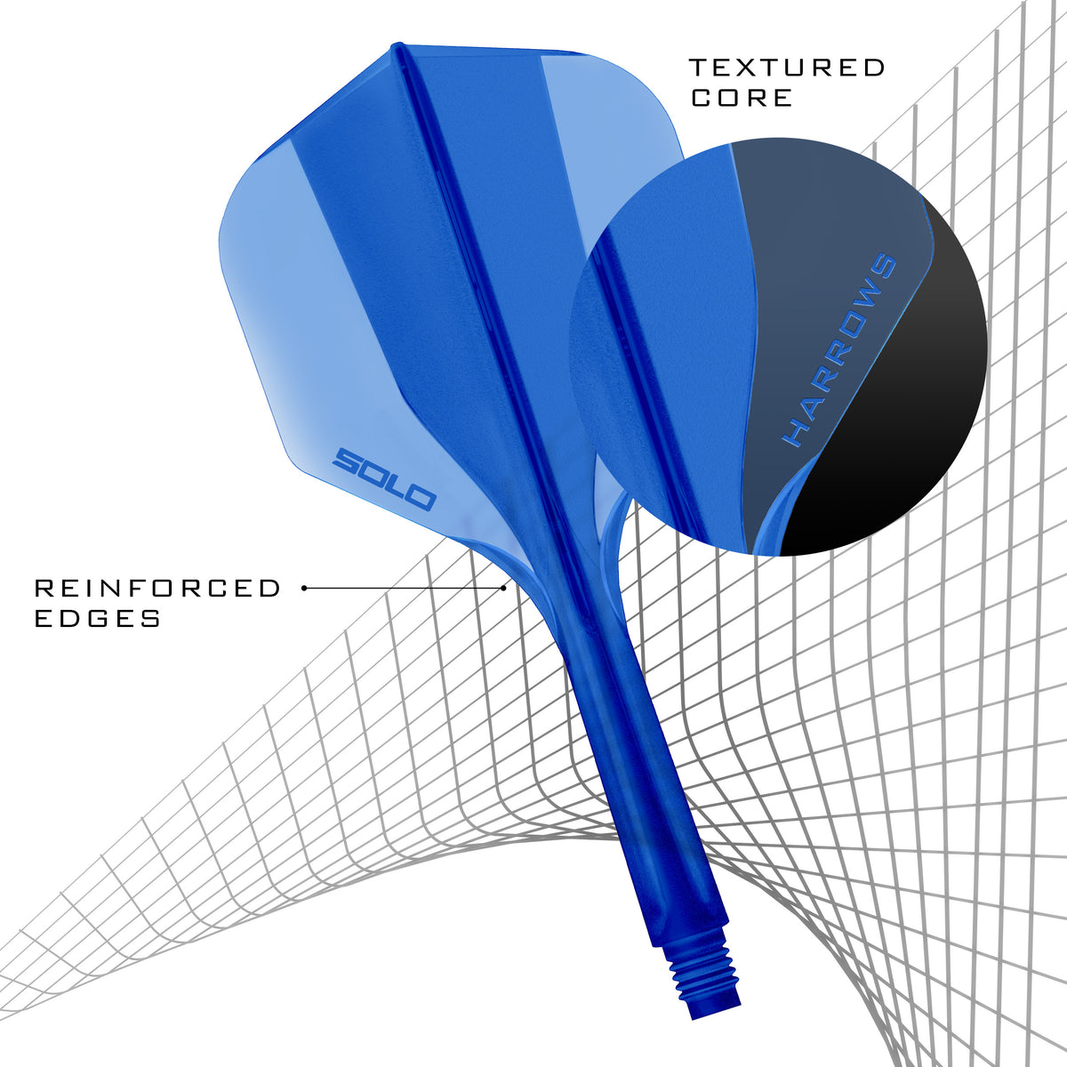 Harrows Solo No.2 Integrated Flight System - Blue