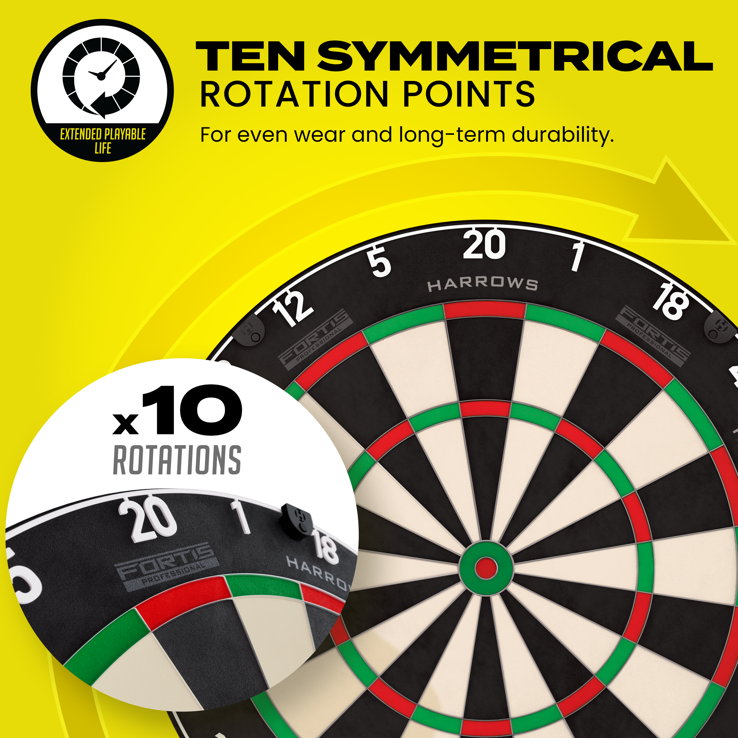 Harrows Fortis Professional Dartboard