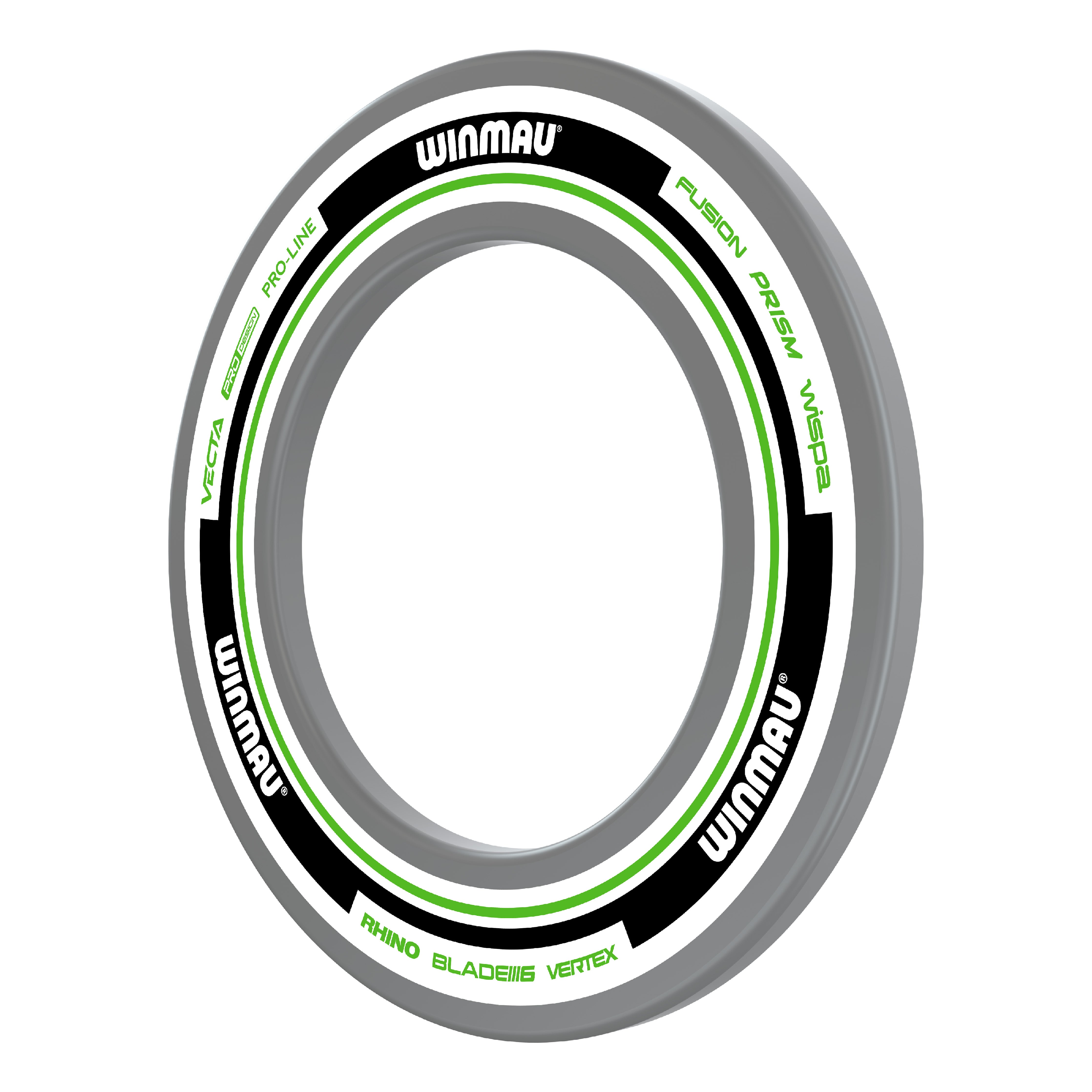 Winmau Advance White & Green Dartboard Surround