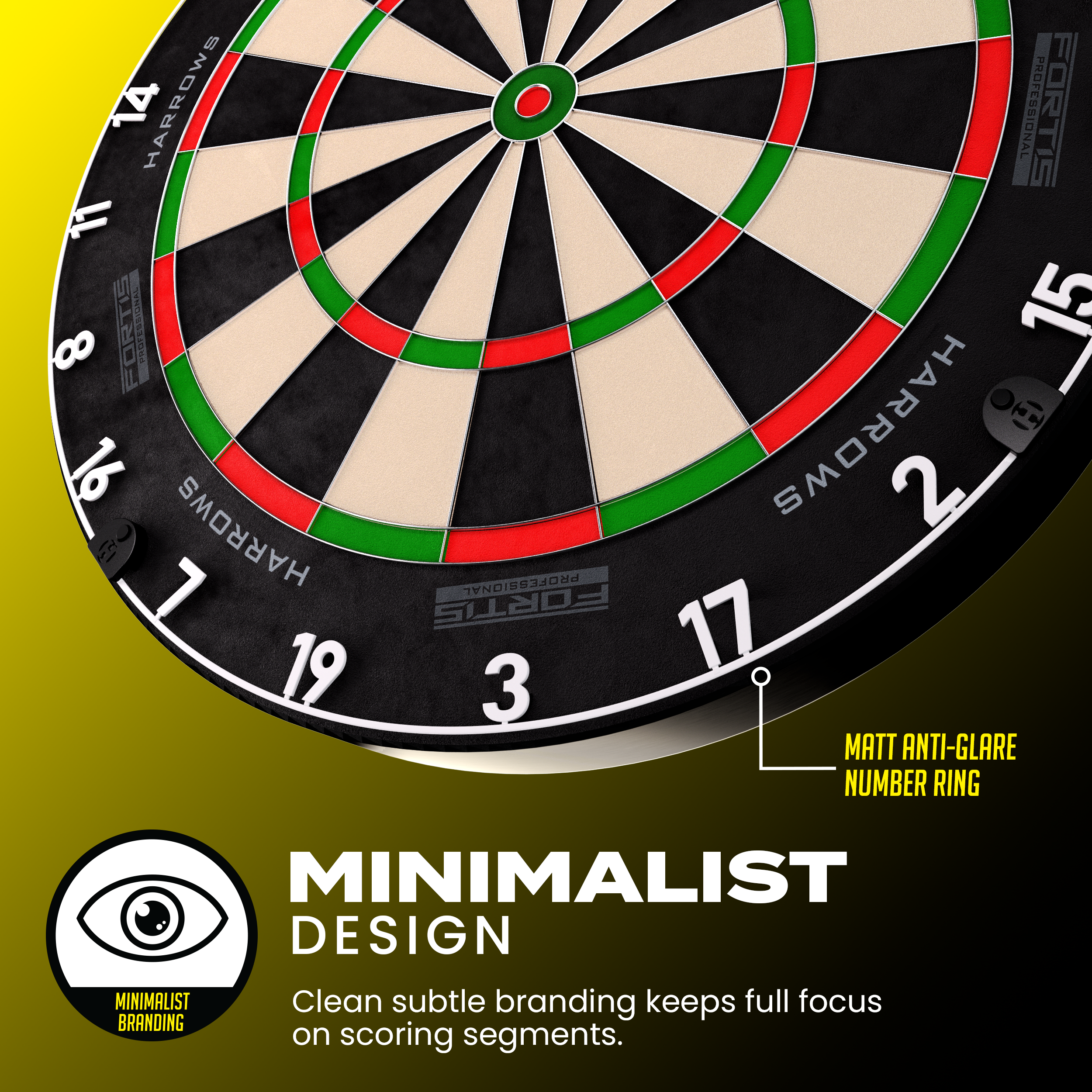 Harrows Fortis Professional Dartboard