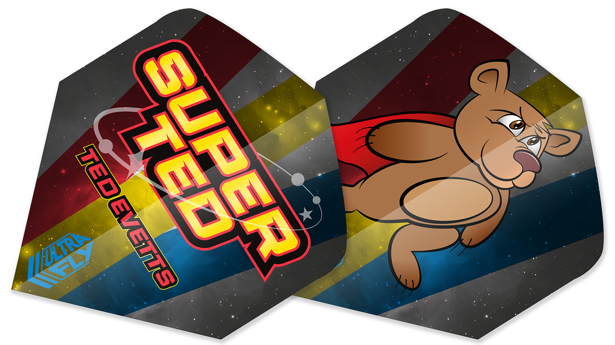 Unicorn Ultrafly.100 Ted Evetts Super Ted Big Wing Dart Flight