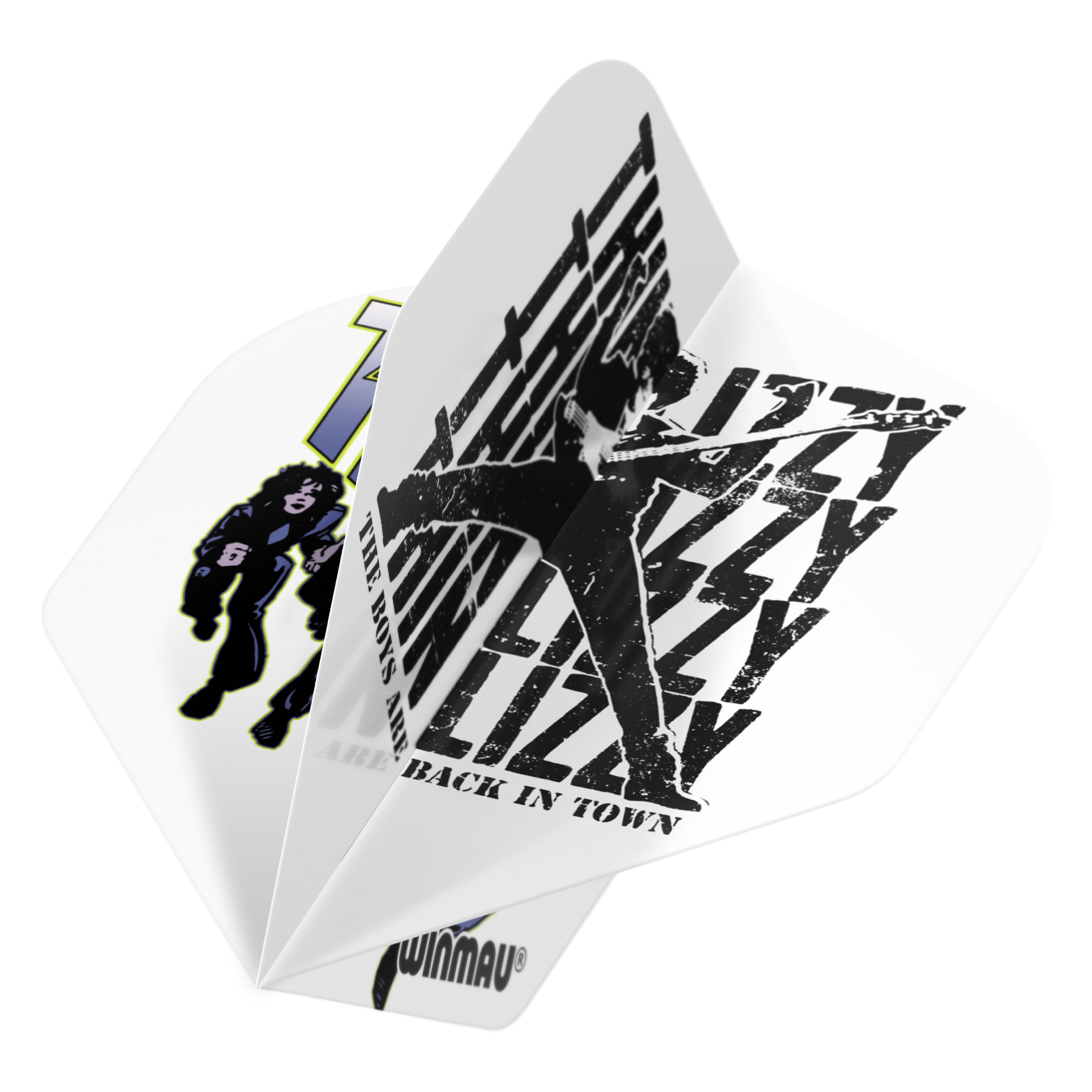 Winmau Rock Legends - Thin Lizzy - The Boys Are Back In Town - White Dart Flights