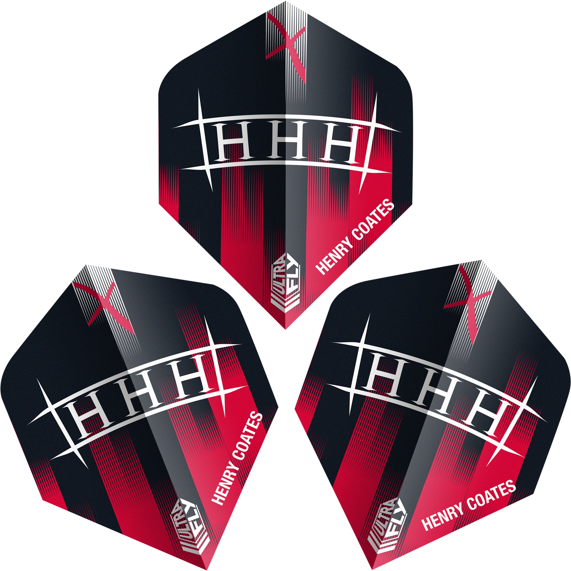Unicorn Ultrafly.100 - Henry Coates Dart Flights - Plus Shape