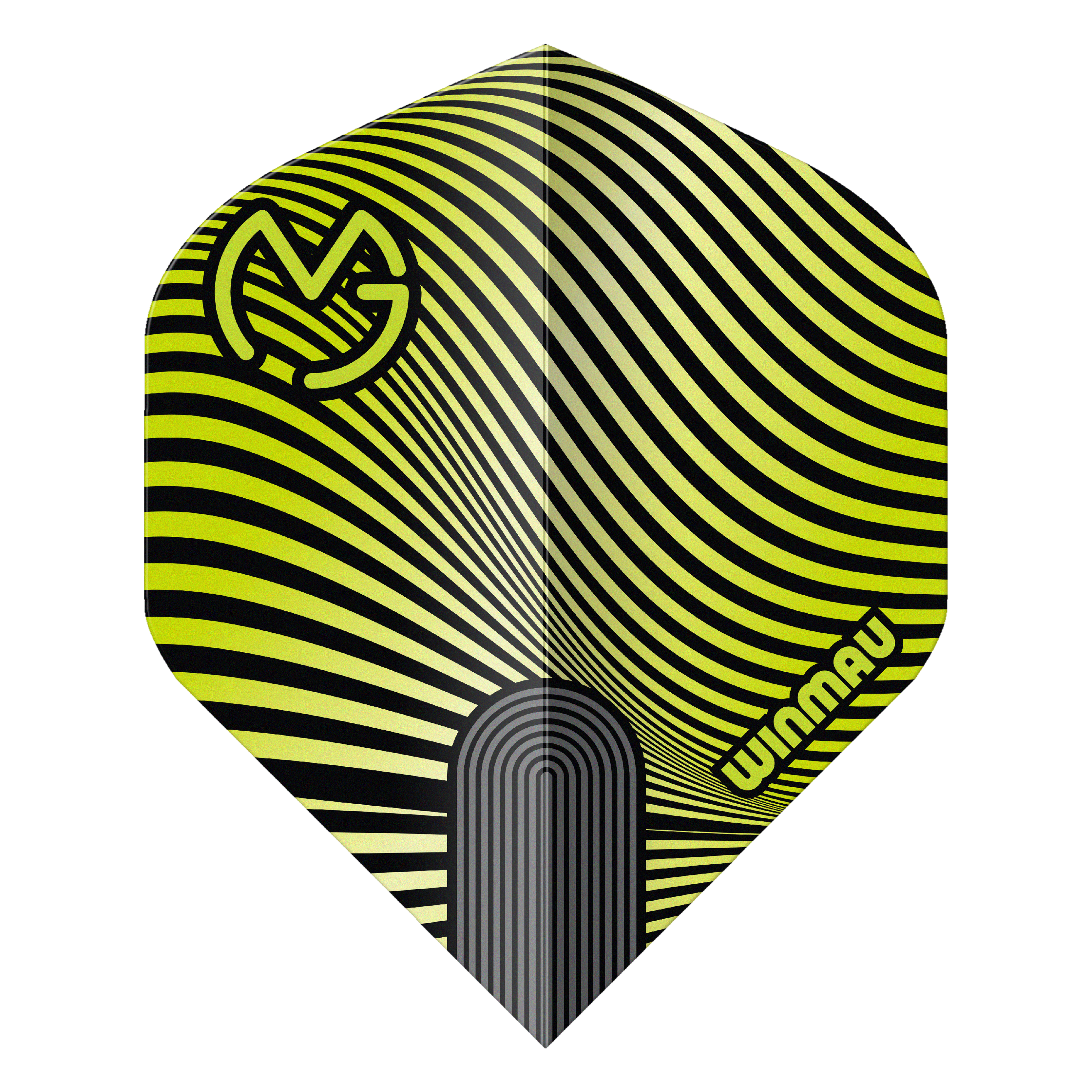 Winmau Michael Van Gerwen - MvG - Prism Delta - MVG -Green/Black Premium Standard Dart Flights