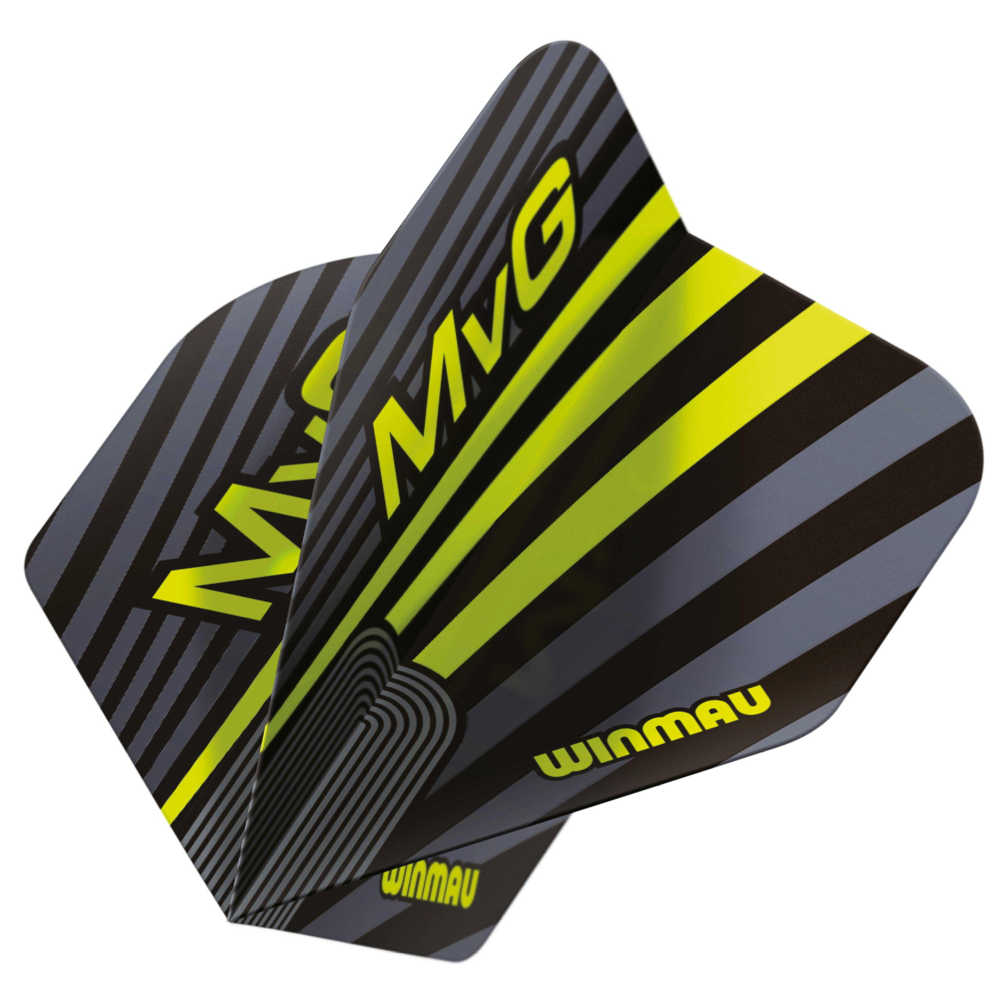 Winmau Michael Van Gerwen - MvG - Prism Delta - MVG -Green/Grey Premium Standard Dart Flights