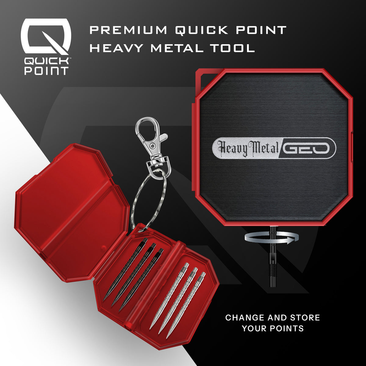 Harrows Ryan Searle Geo - 90% Tungsten Quick Points Darts - 22g - 32g