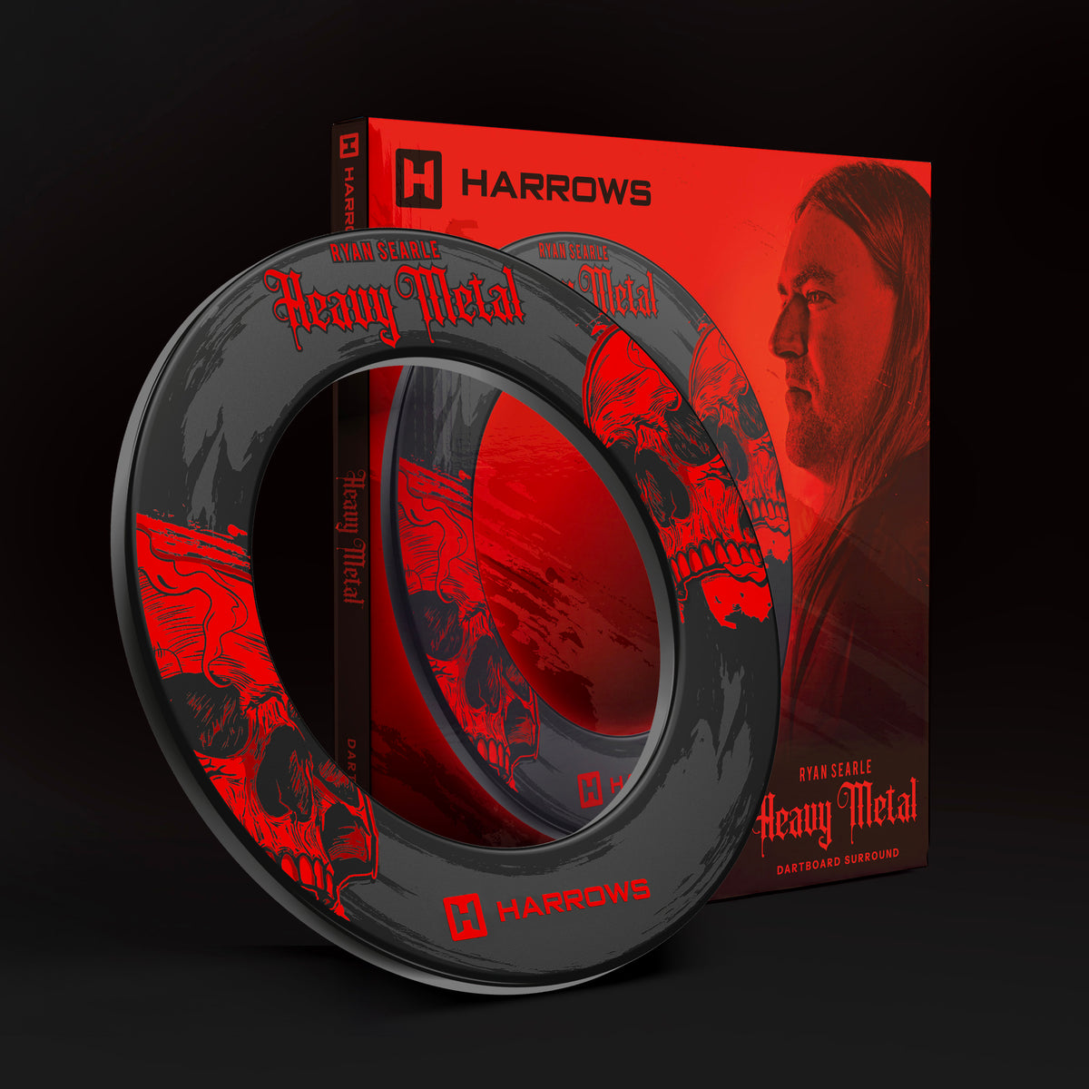 Harrows Ryan Searle Heavy Metal Dartboard Surround