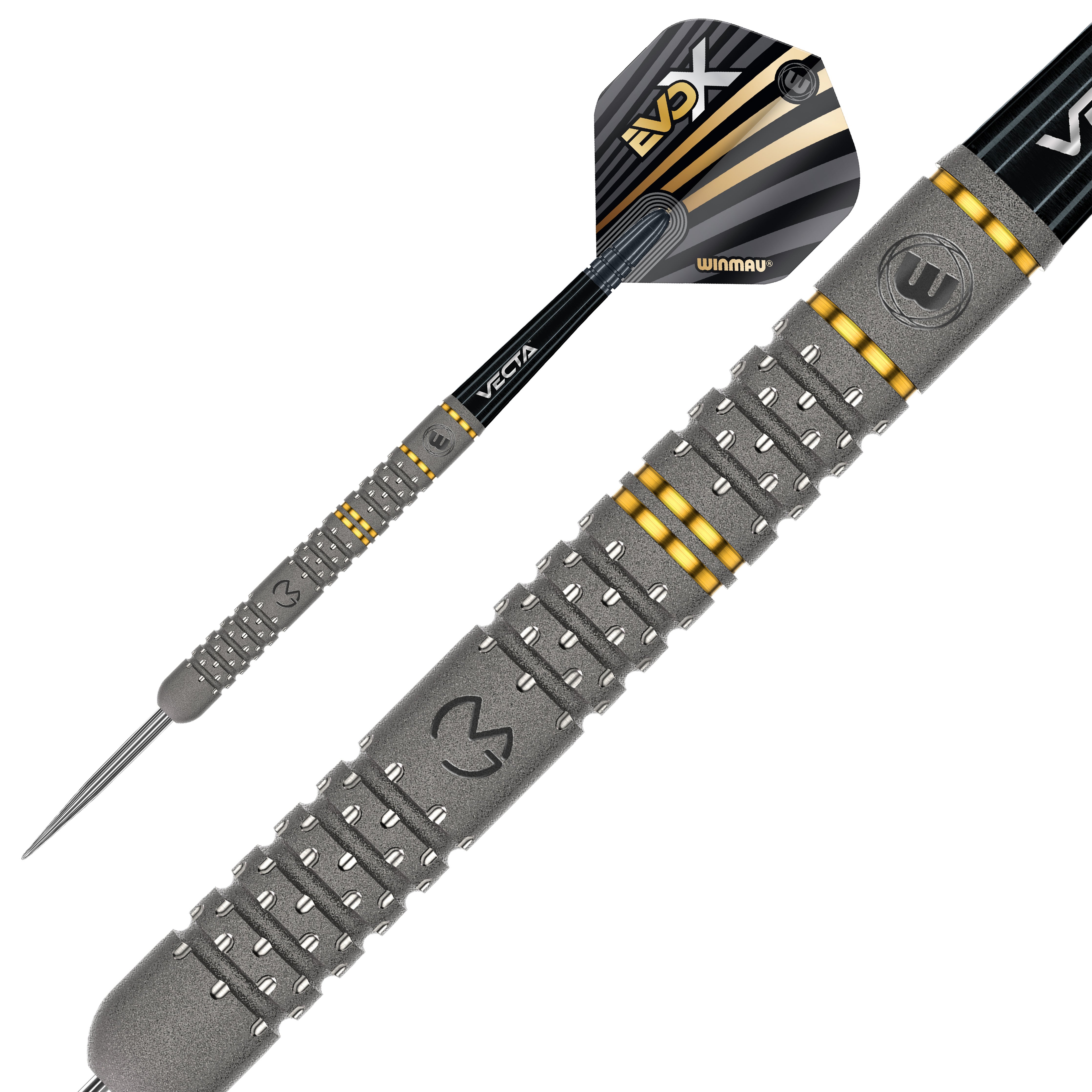 Winmau MVG Evo-X Steel Tip Darts 2025 - 90% Tungsten - 22.5g