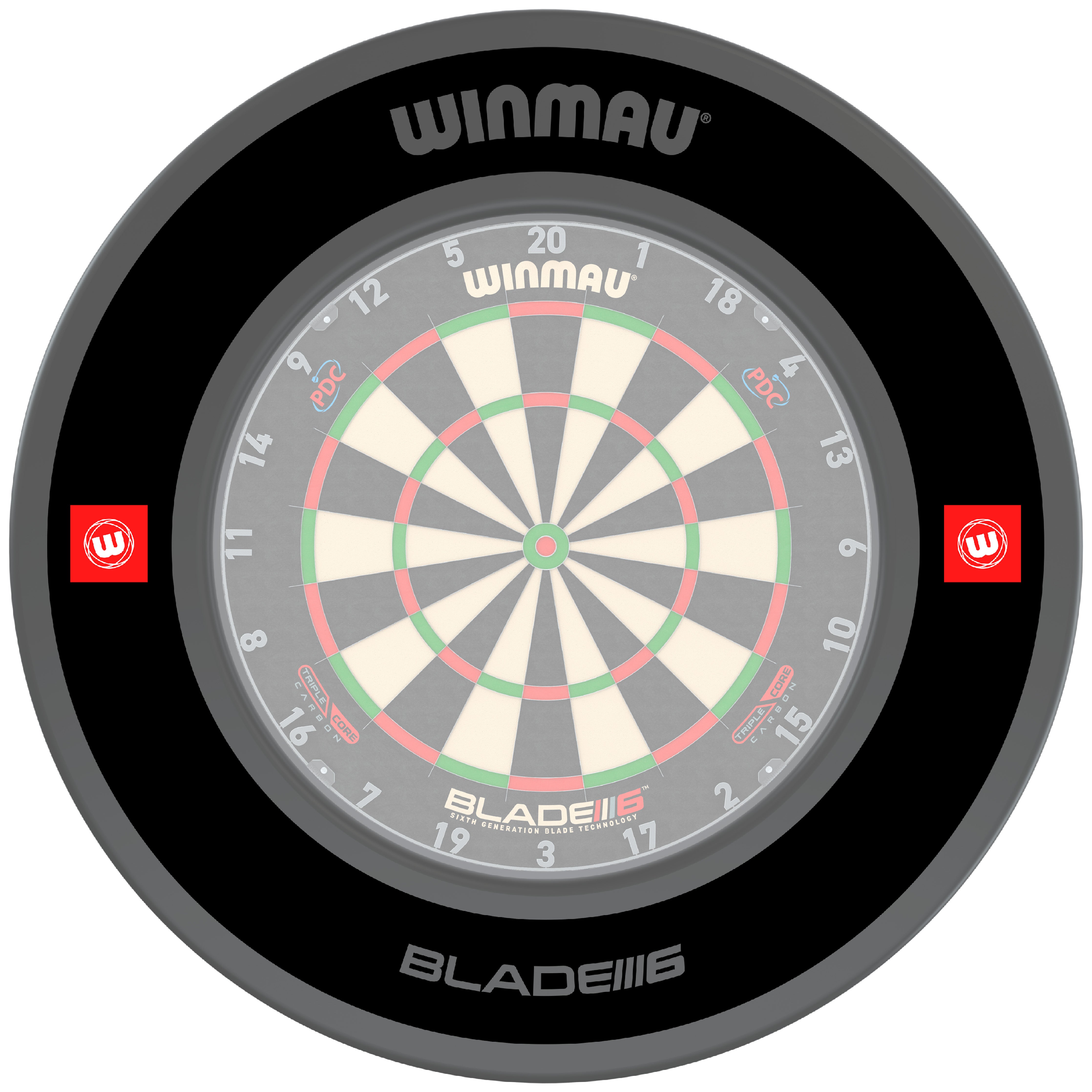 Winmau Pro Line 1.0 Black Dartboard Surround