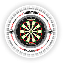 Winmau Plasma Ice Dartboard Surround Light & Pro Line Original White Surround Bundle