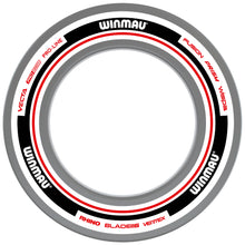 Winmau Advance White & Red Dartboard Surround
