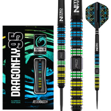 Red Dragon Dragonfly 95 Black Parallel Steel Tip Darts - 95% Tungsten - 22g 24g 26g