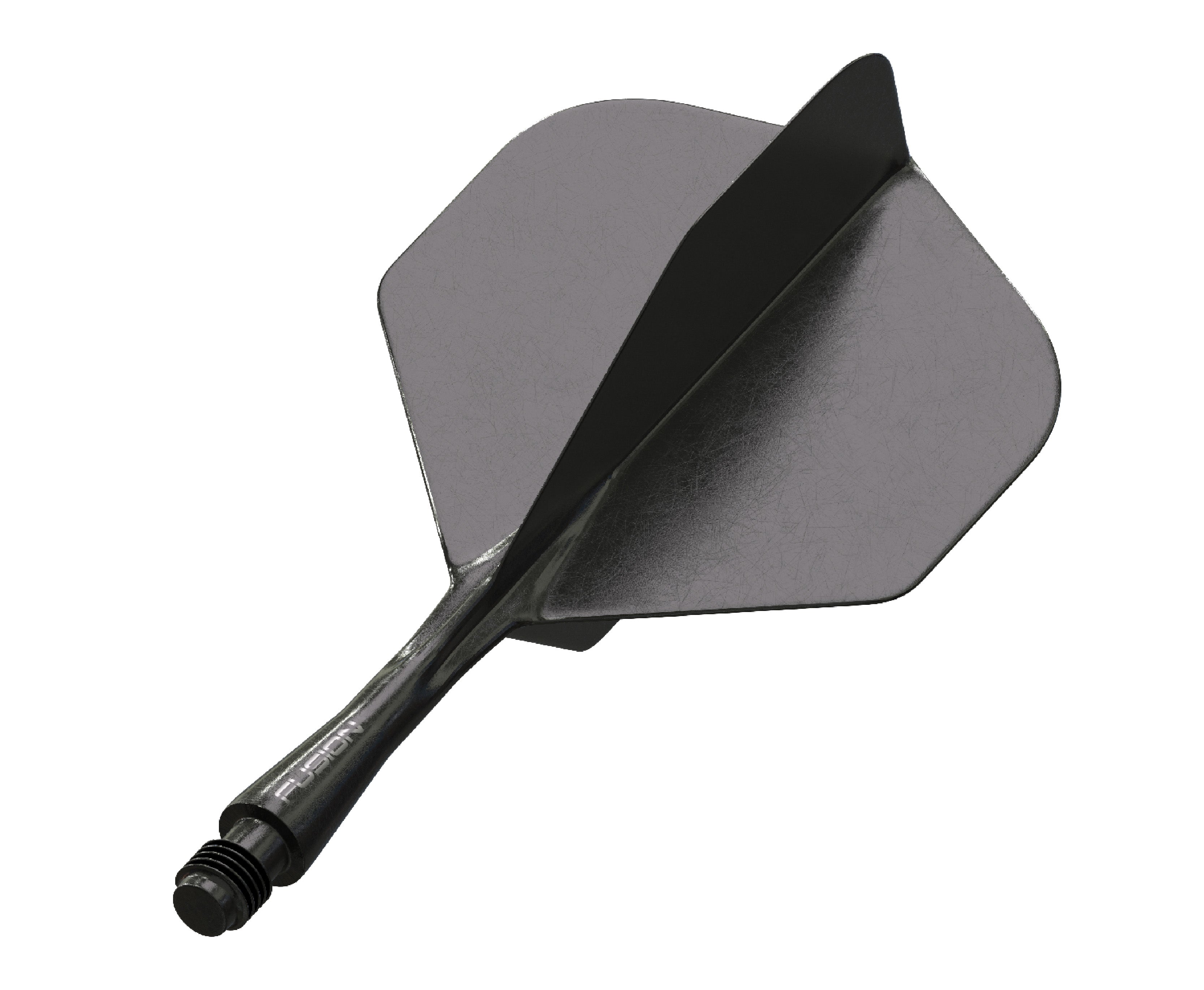 Winmau Fusion Integrated Flight & Shaft - Black