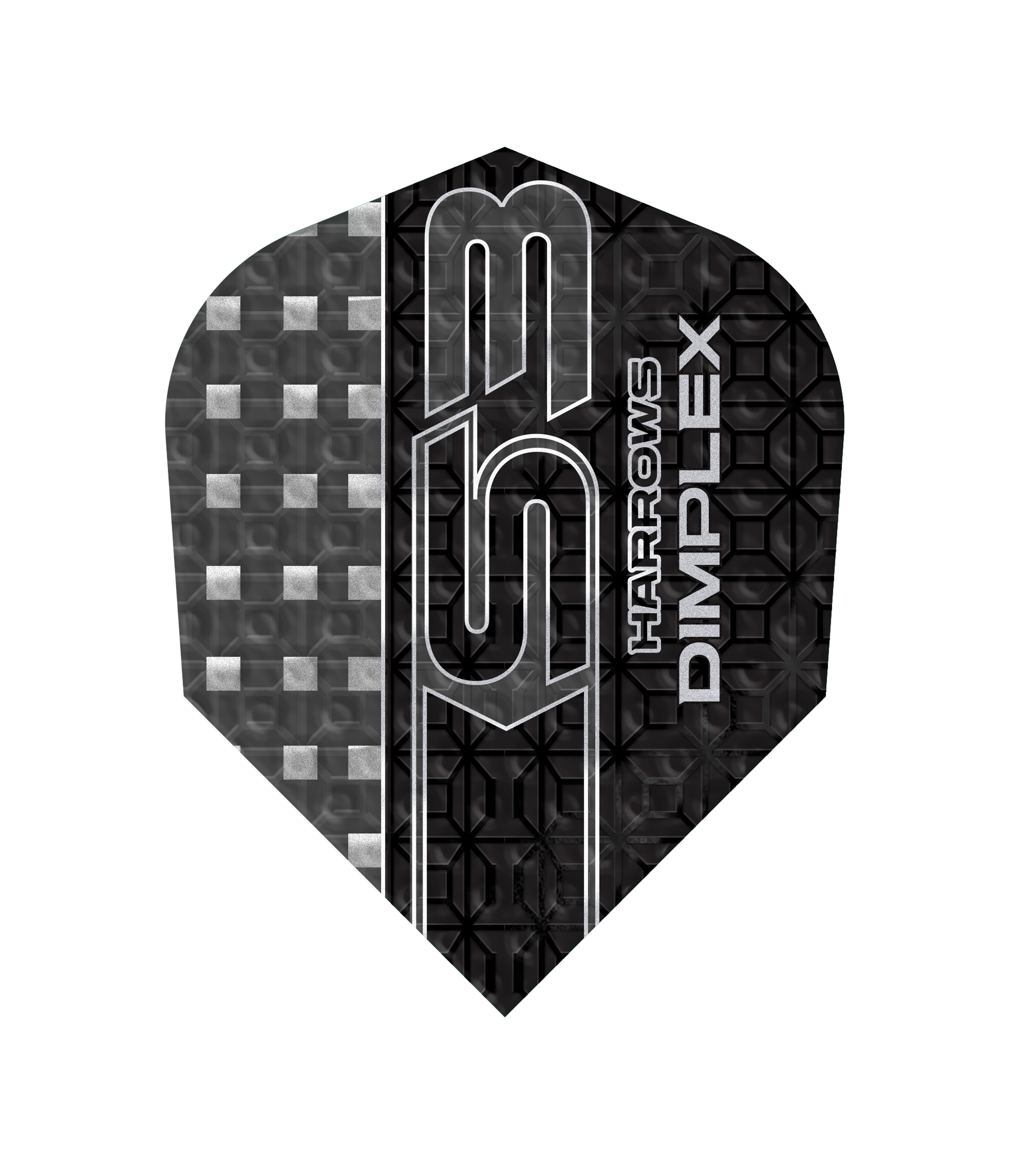 Harrows Dimplex S3 Dart Flights - Black