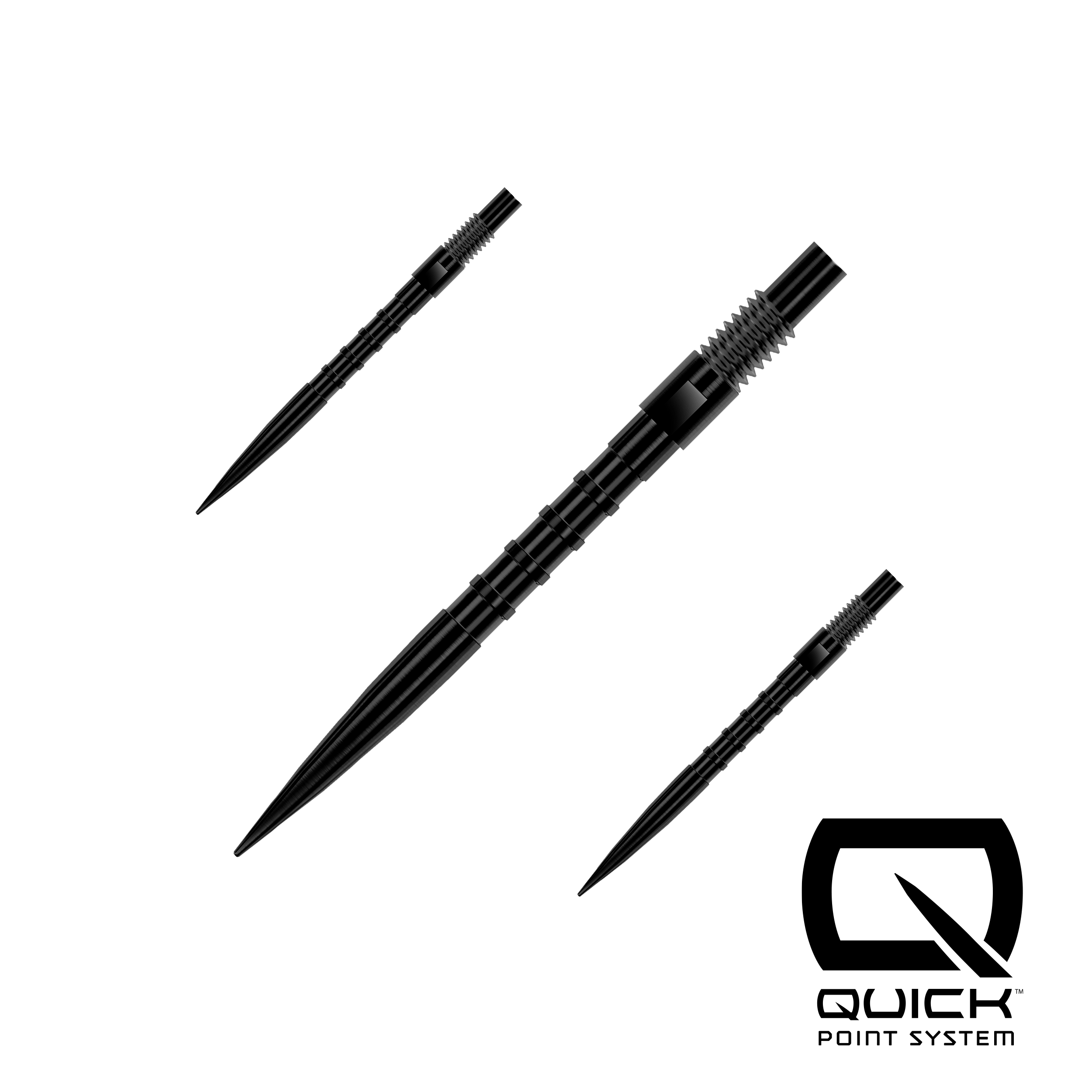 Harrows HM Grip - Quick Points - 26mm 30mm 35mm 40mm - Black