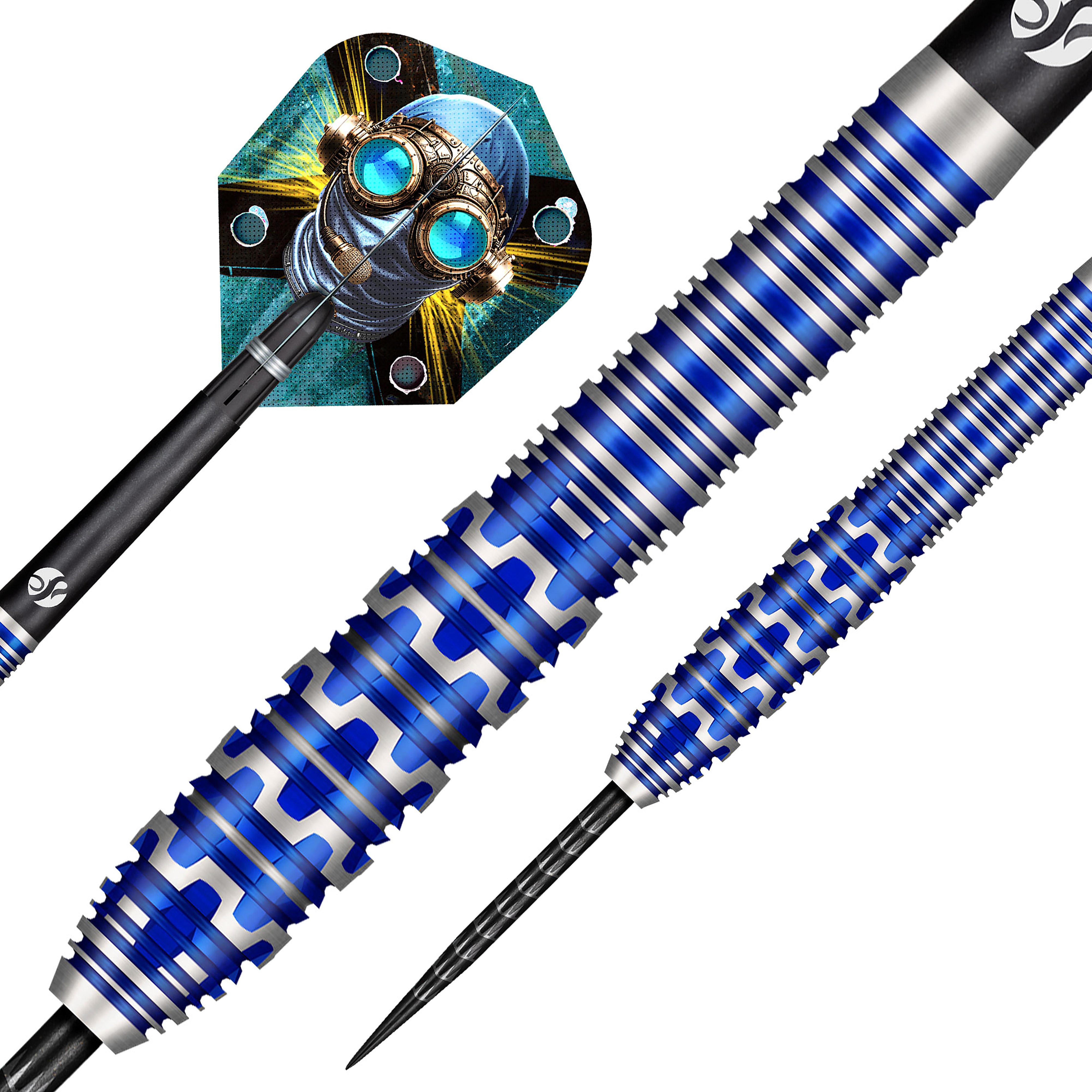 Shot Badlands Tova Steel Tip Dart Set - 90% Tungsten - 23g 24g 25g 26g