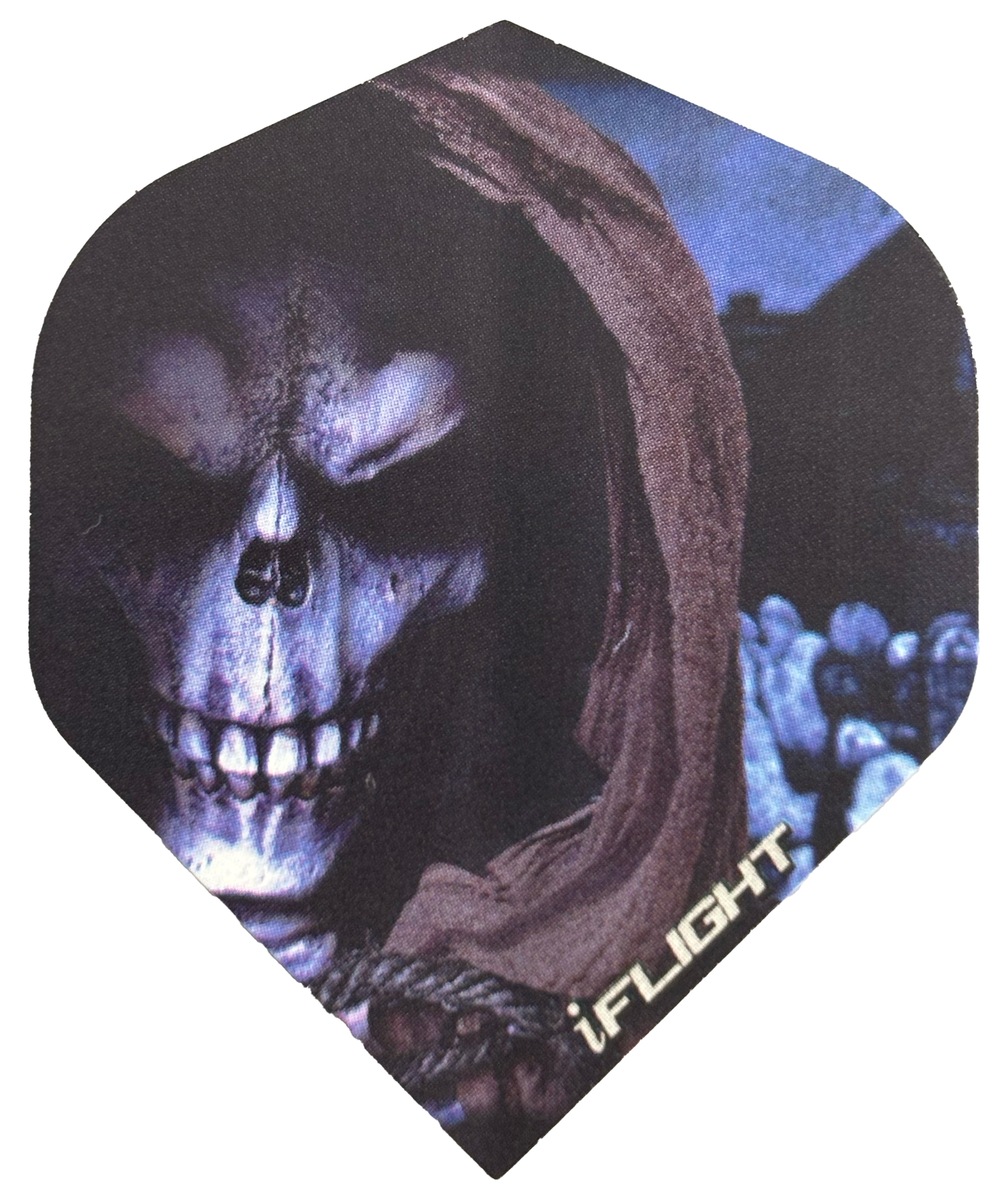 Grim Reaper 100 Micron Standard No2 Shape Dart IFlights - Blue