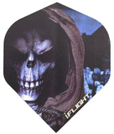Grim Reaper 100 Micron Standard No2 Shape Dart IFlights - Blue