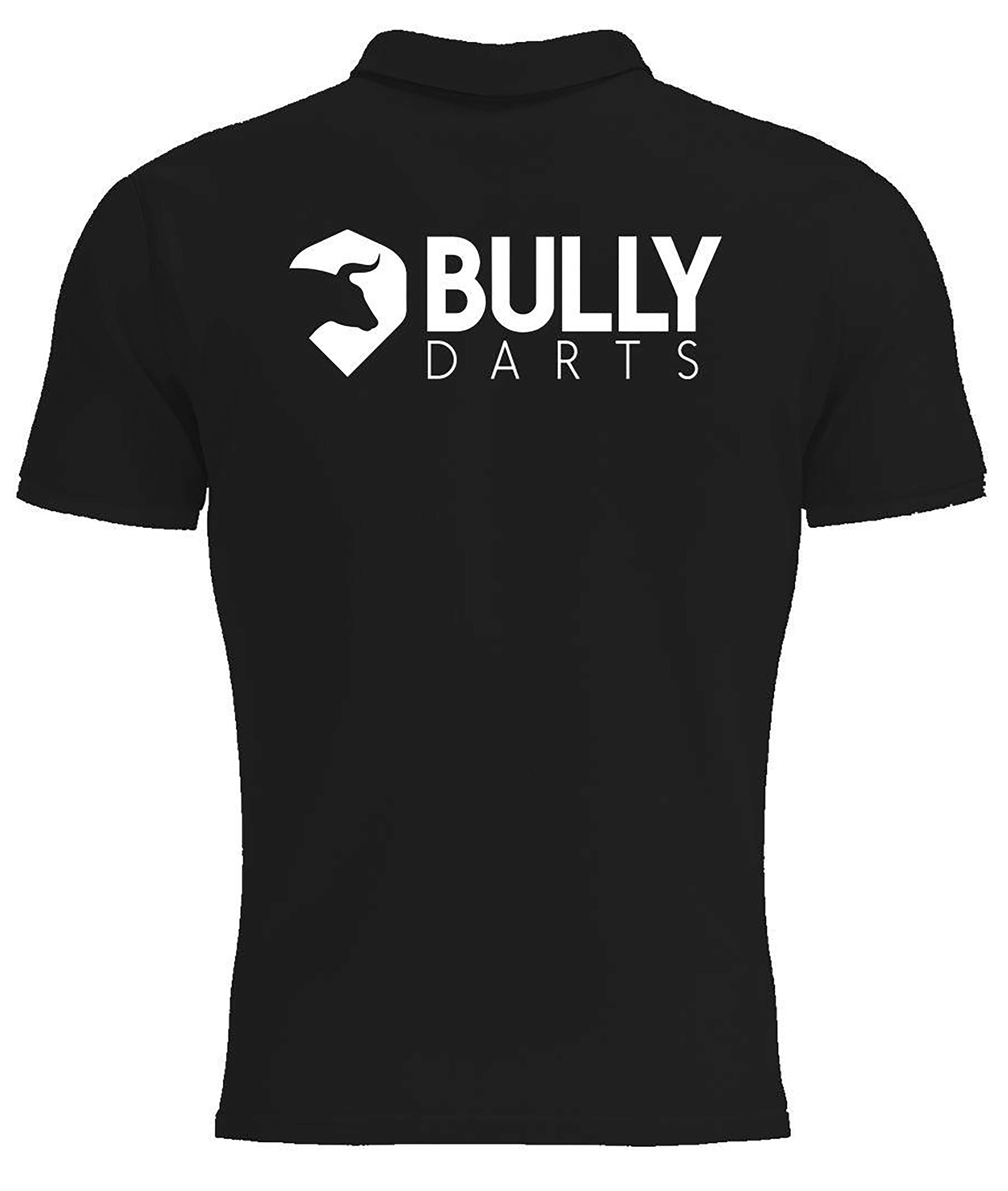 Bully Darts Polo Dart Shirt - Small - 5XL - Black