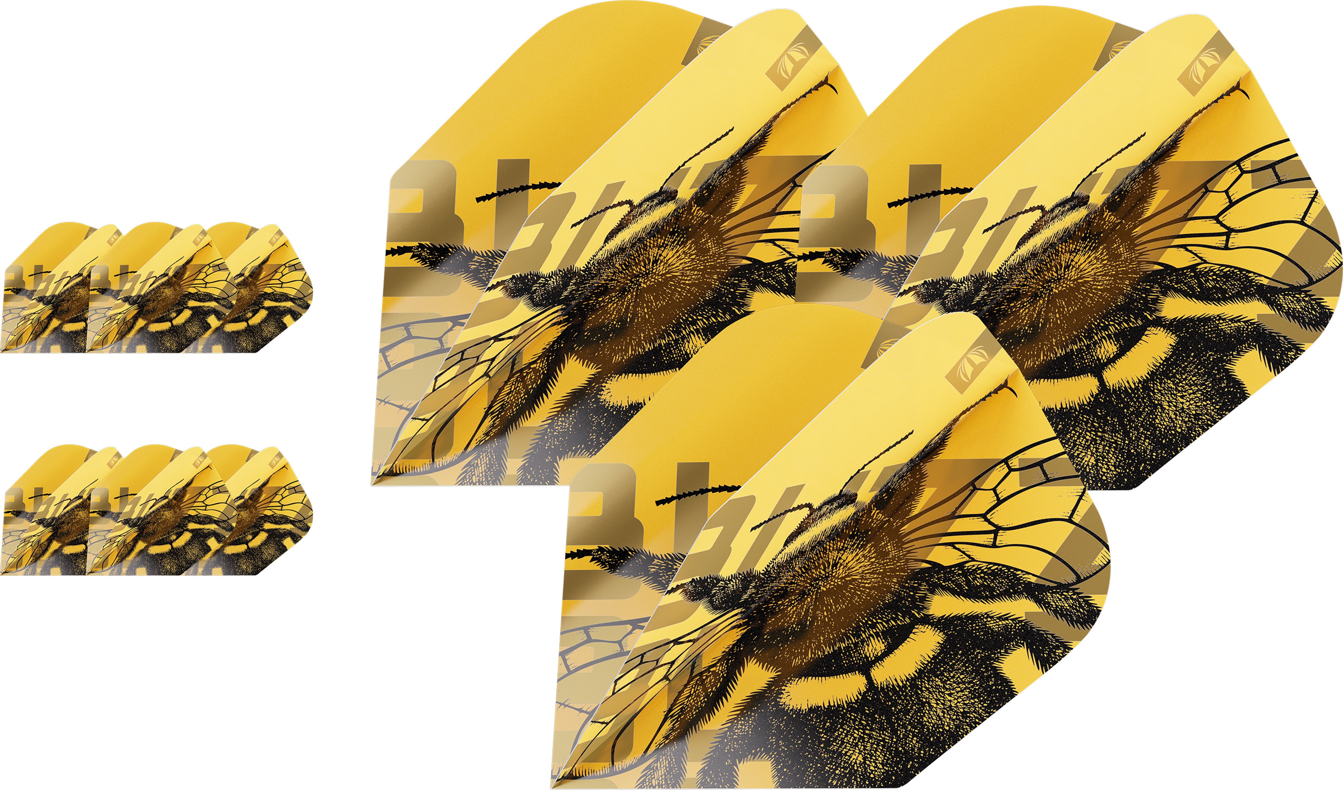 Target Buzz Pro Ultra Bagged Set of 3 Flights - No2 No6 Ten-X