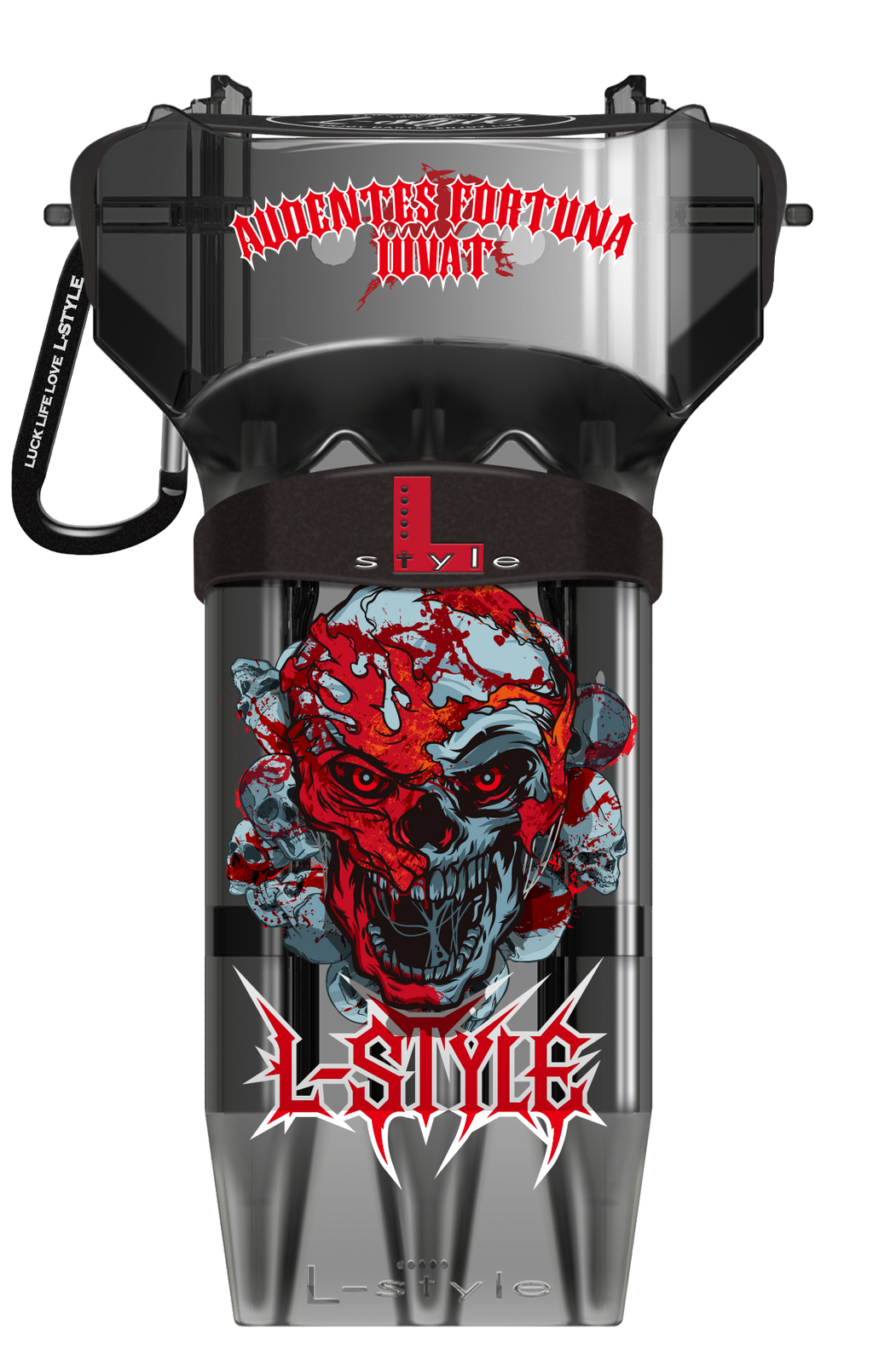 Vuelos L-Style Ryan Searle – Diseño Transparente Con Calavera, Forma Estándar L1, Para Dardos Profesionales (Thor-Sports)