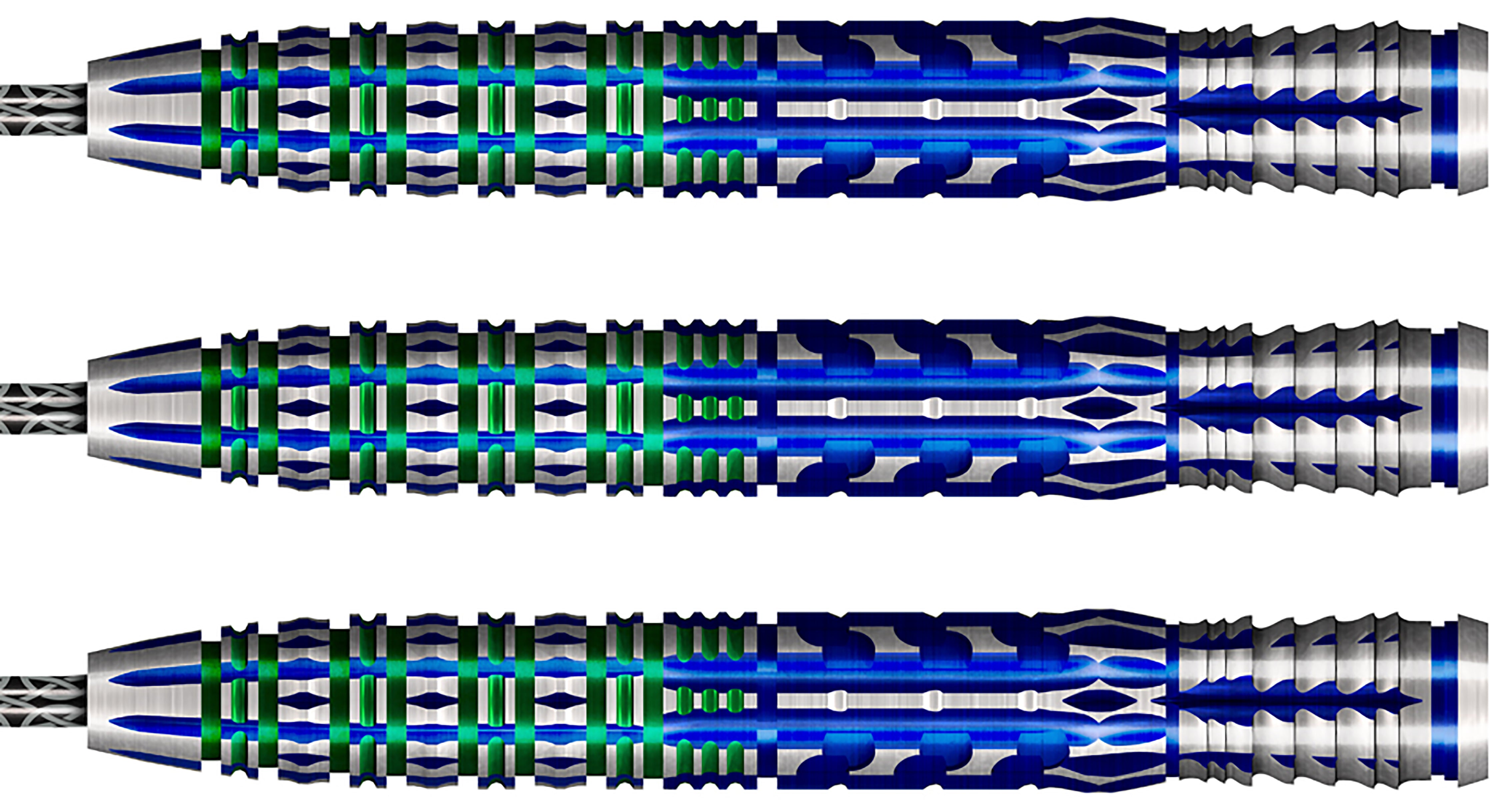 Shot Celt Merlin Steel Tip Dart Set - 95% Tungsten - 23g 24g 25g
