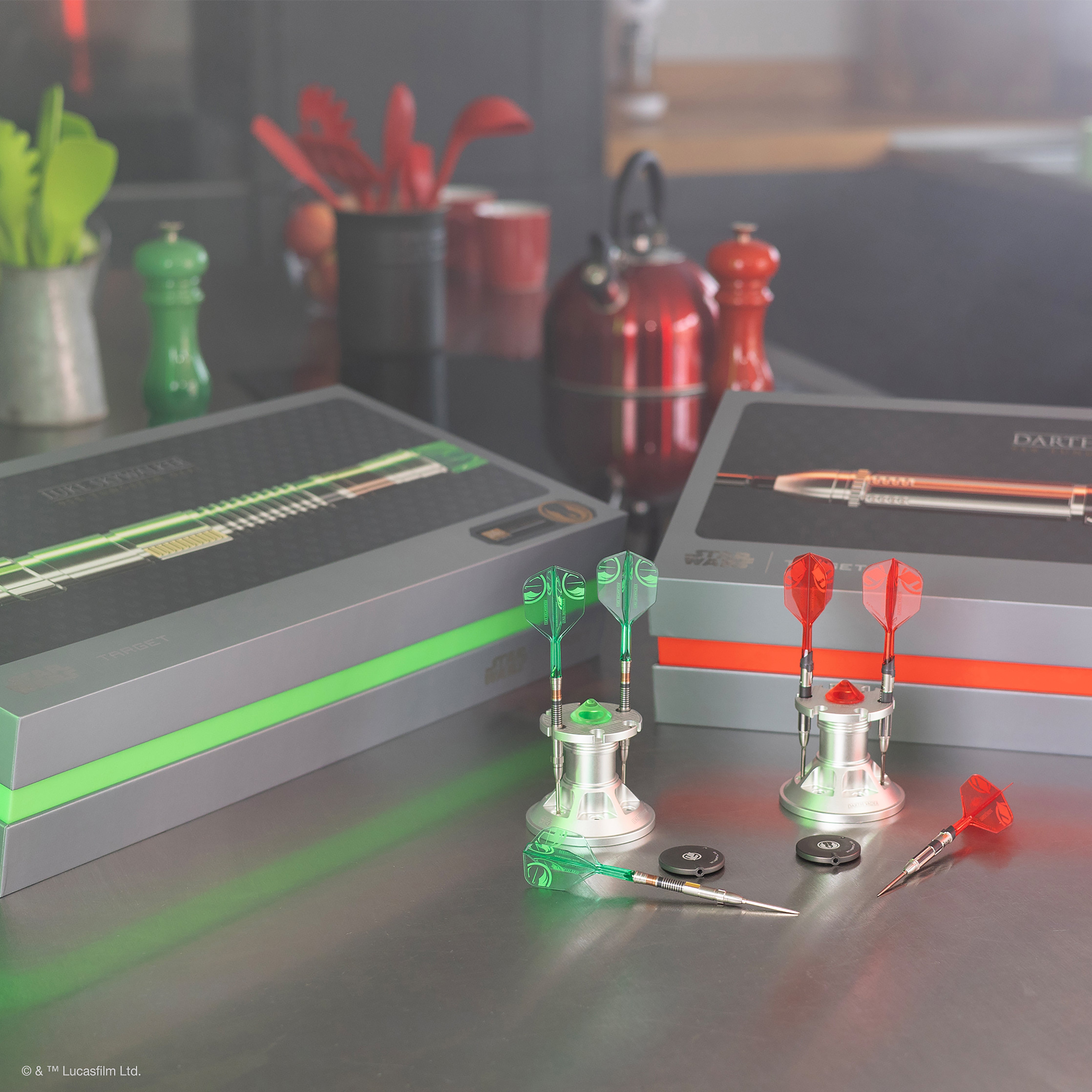 Star Wars Target Darth Vader "Sith Lord" Lightsaber First Edition 95% Tungsten Steel Tip Darts -24g