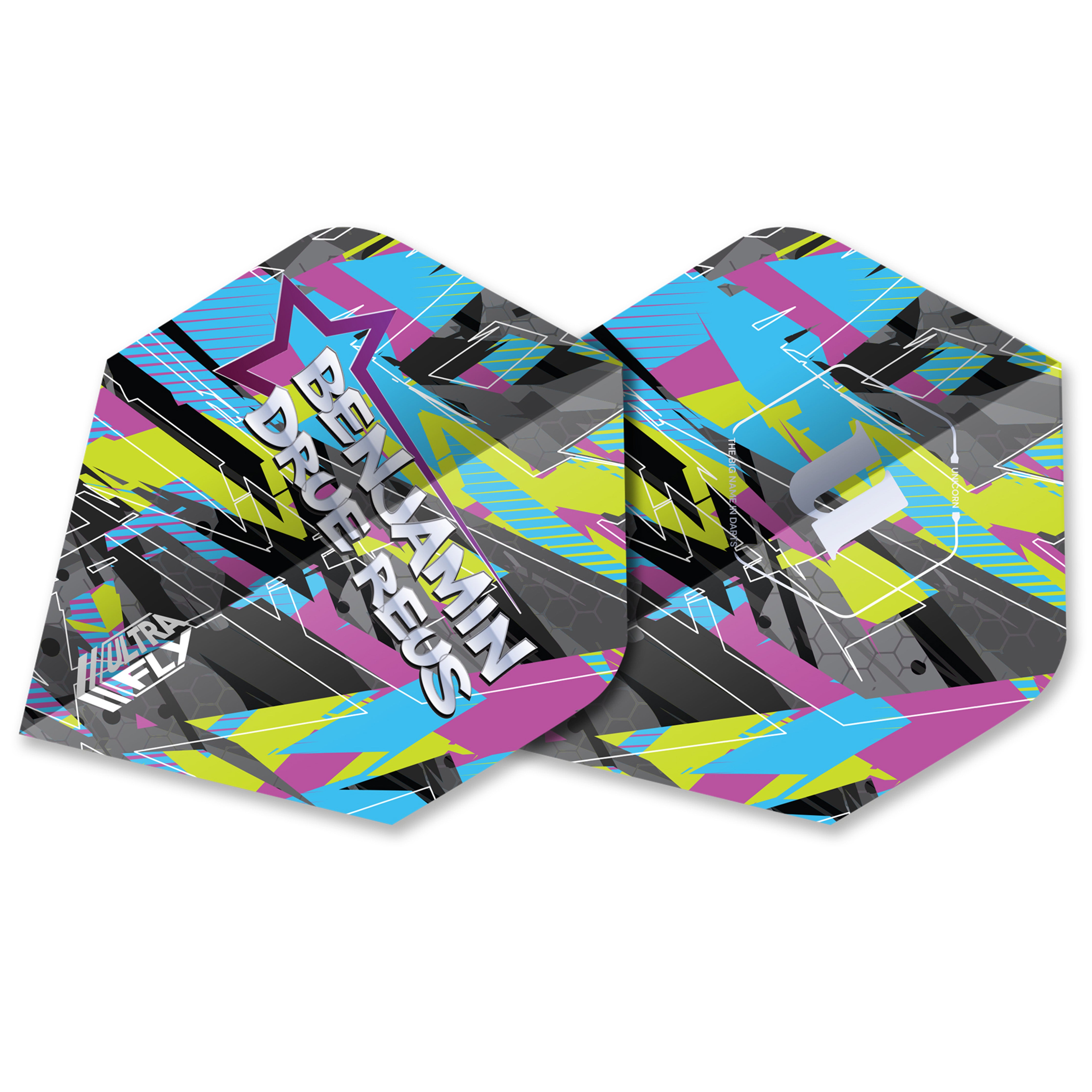 Unicorn Ultrafly. 100 Plus Benjamin Dreu Reus Dart Flights