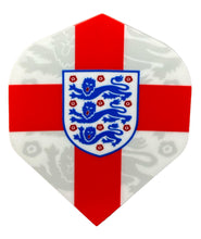 ENGLAND FOOTBALL DART FLIGHTS - OFFICIAL LICENSED - 100 MICRON - NO2 - STANDARD - F1 - ST GEORGE CROSS