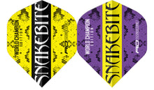 Red Dragon Peter Wright - Snakebite - Yin Yang - Yellow & Purple - Standard Dart Flights