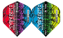 Red Dragon Peter Wright - Snakebite - Yin Yang - Yellow, Red & Blue - Standard Dart Flights