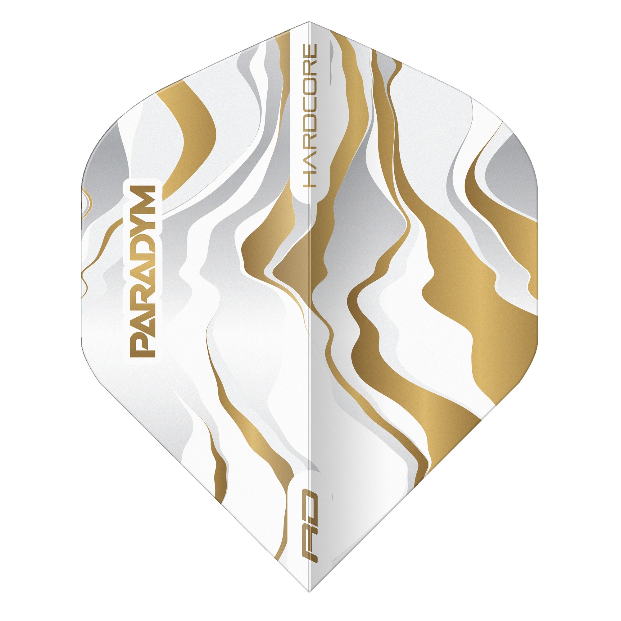 Red Dragon Hardcore - Paradym - Gold / White Standard Dart Flights