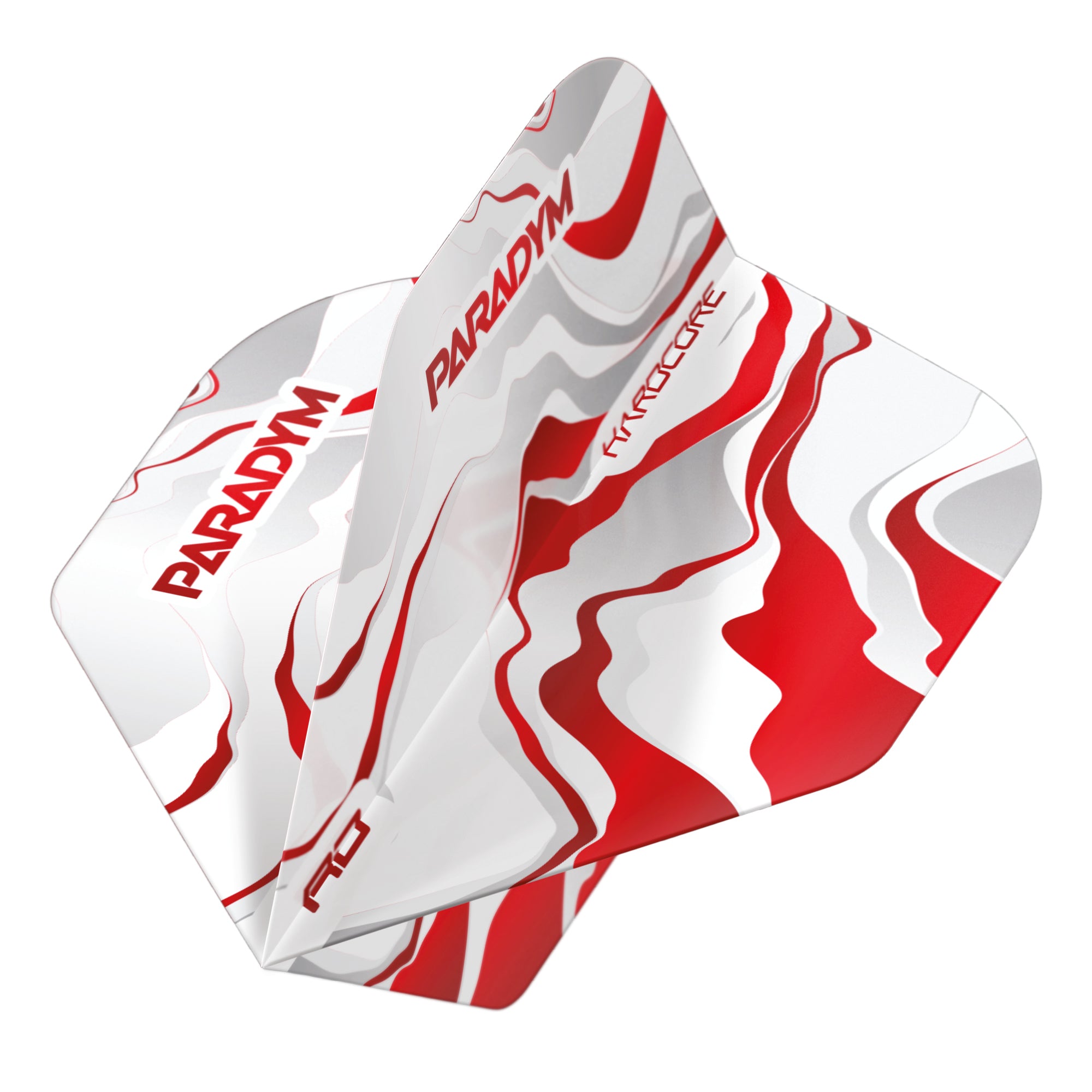 Red Dragon Hardcore - Paradym - Red / White Standard Dart Flights