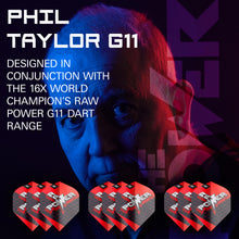 Target Phil 'The Power' Taylor Raw Power G11 Pro.Ultra Dart Flights 2024 - NO2