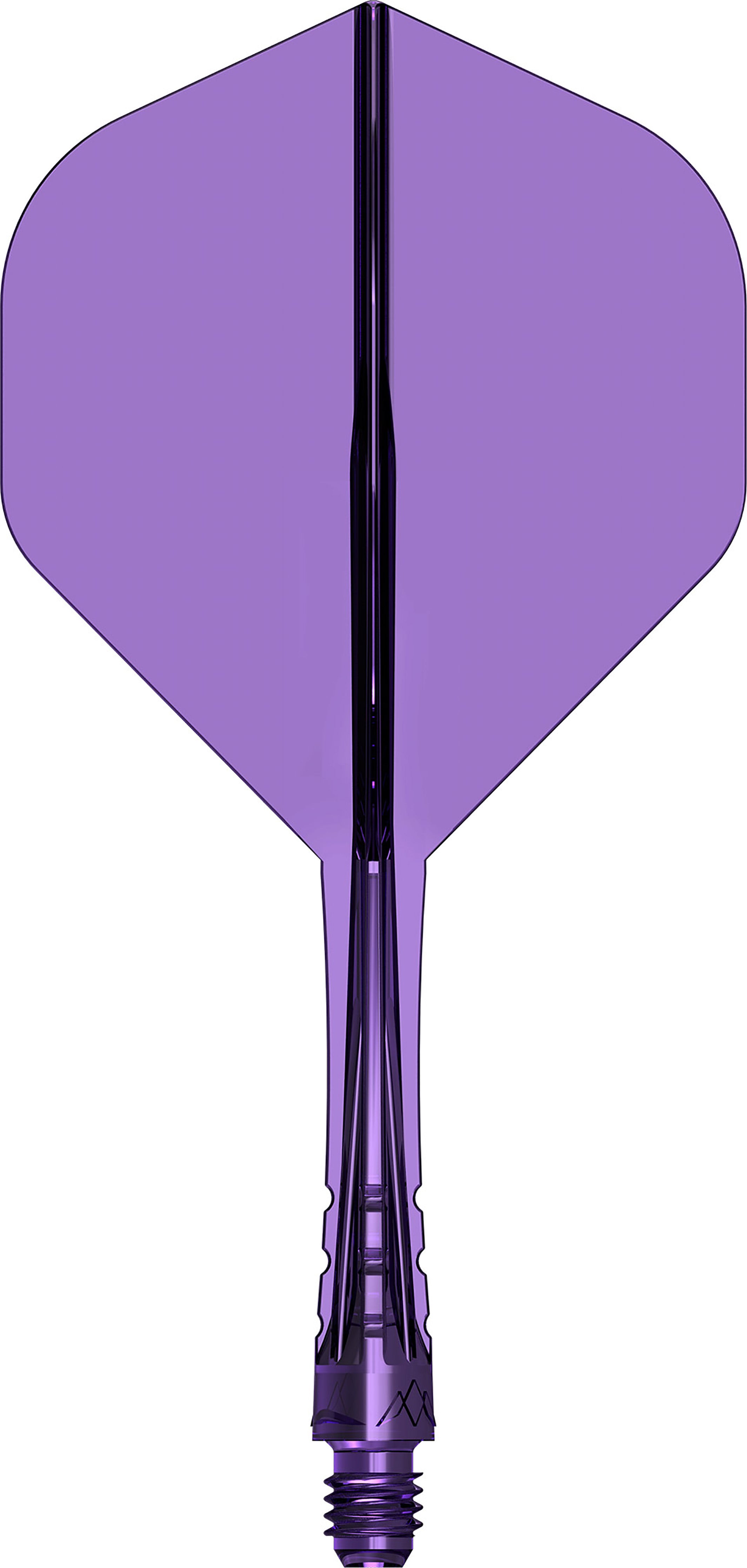 Mission Force 90 Vortex - Moulded Flight & Shaft - Standard No2 - Clear Purple