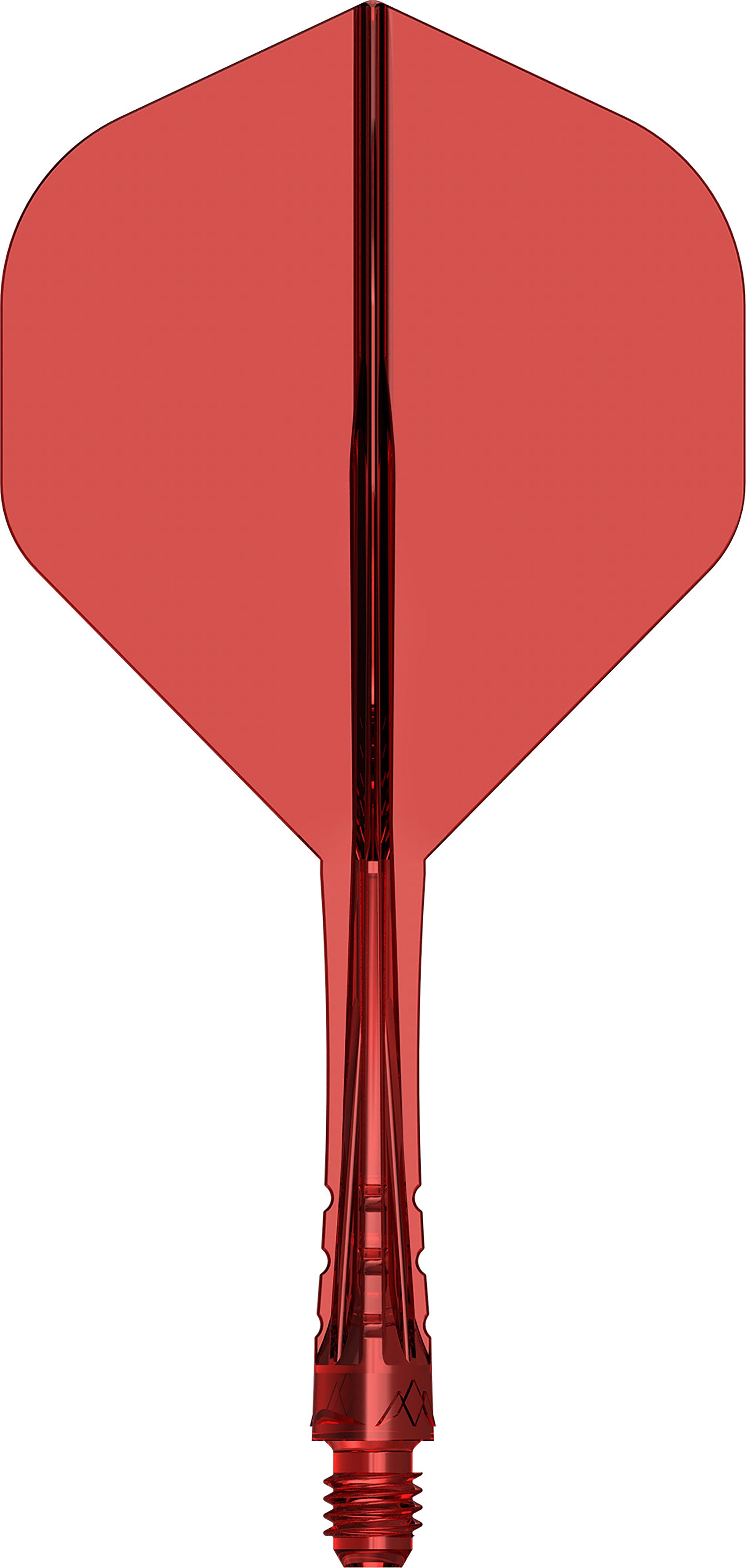 Mission Force 90 Vortex - Moulded Flight & Shaft - Standard No2 - Clear Red