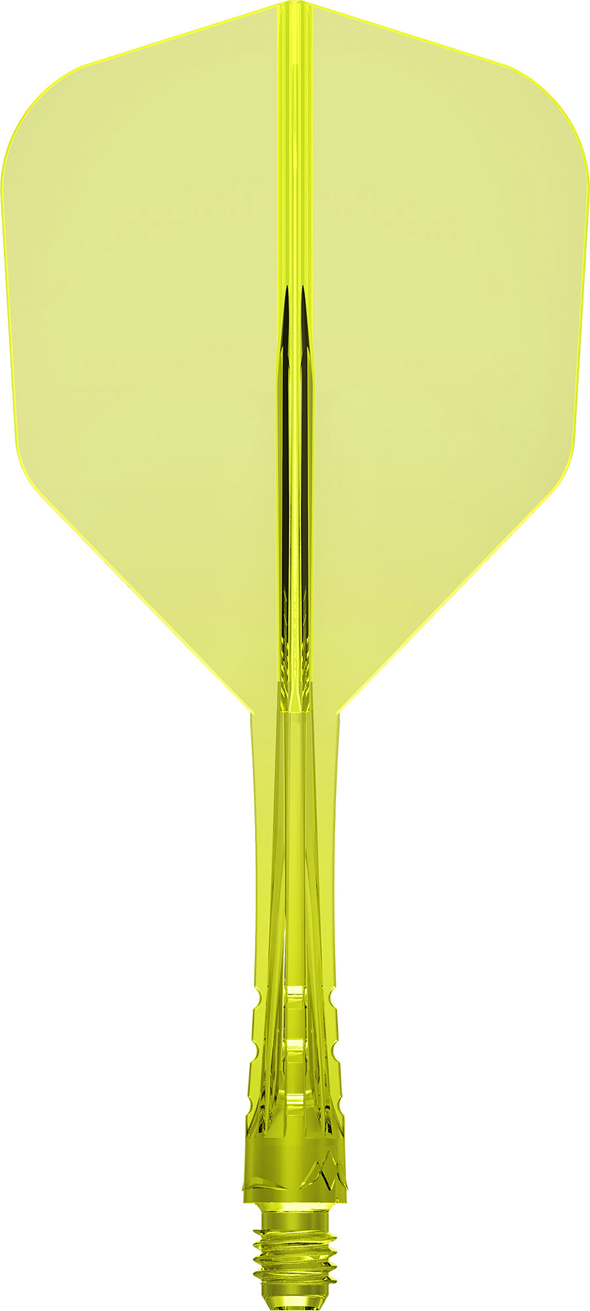 Mission Force 90 Vortex - Moulded Flight & Shaft - Standard No6 - Clear Neon Yellow
