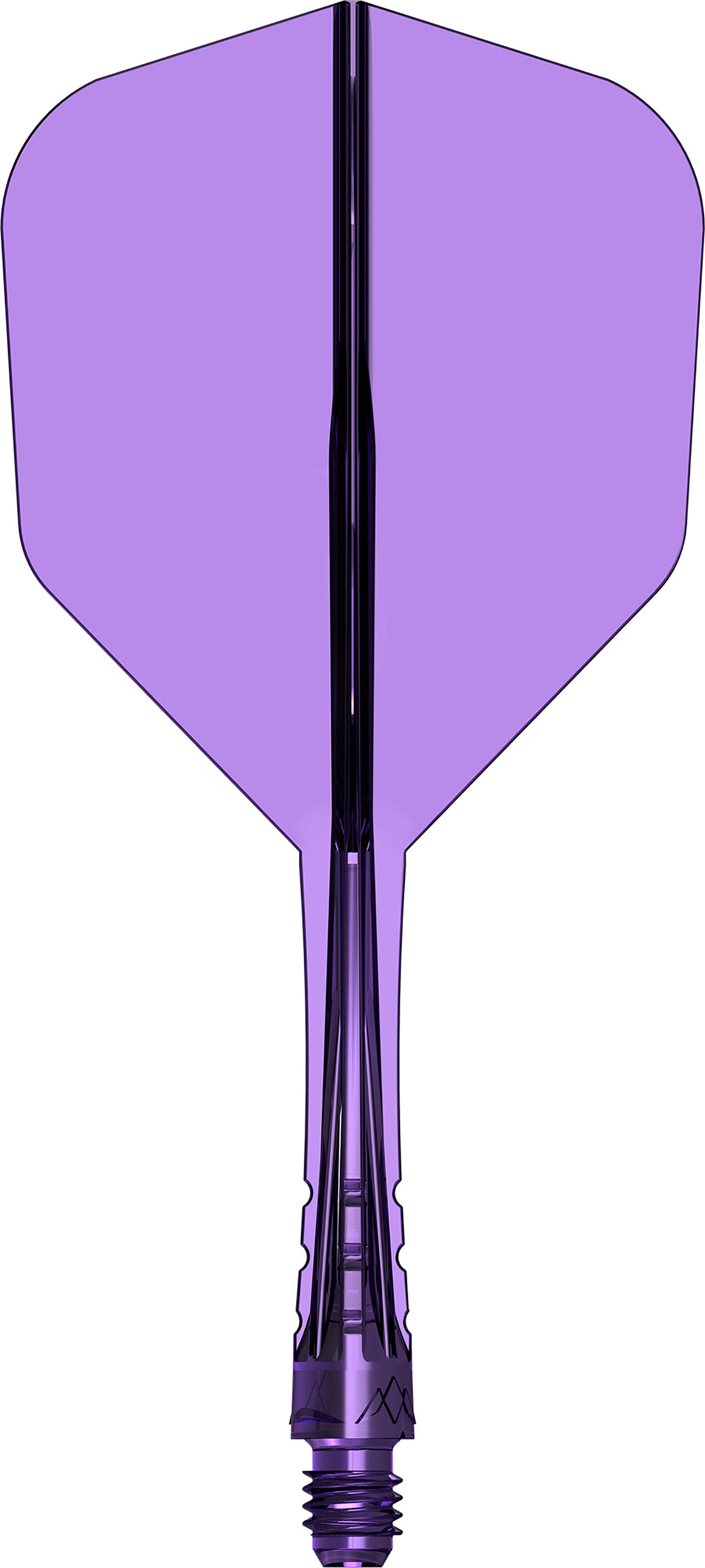 Mission Force 90 Vortex - Moulded Flight & Shaft - Standard No6 - Clear Purple