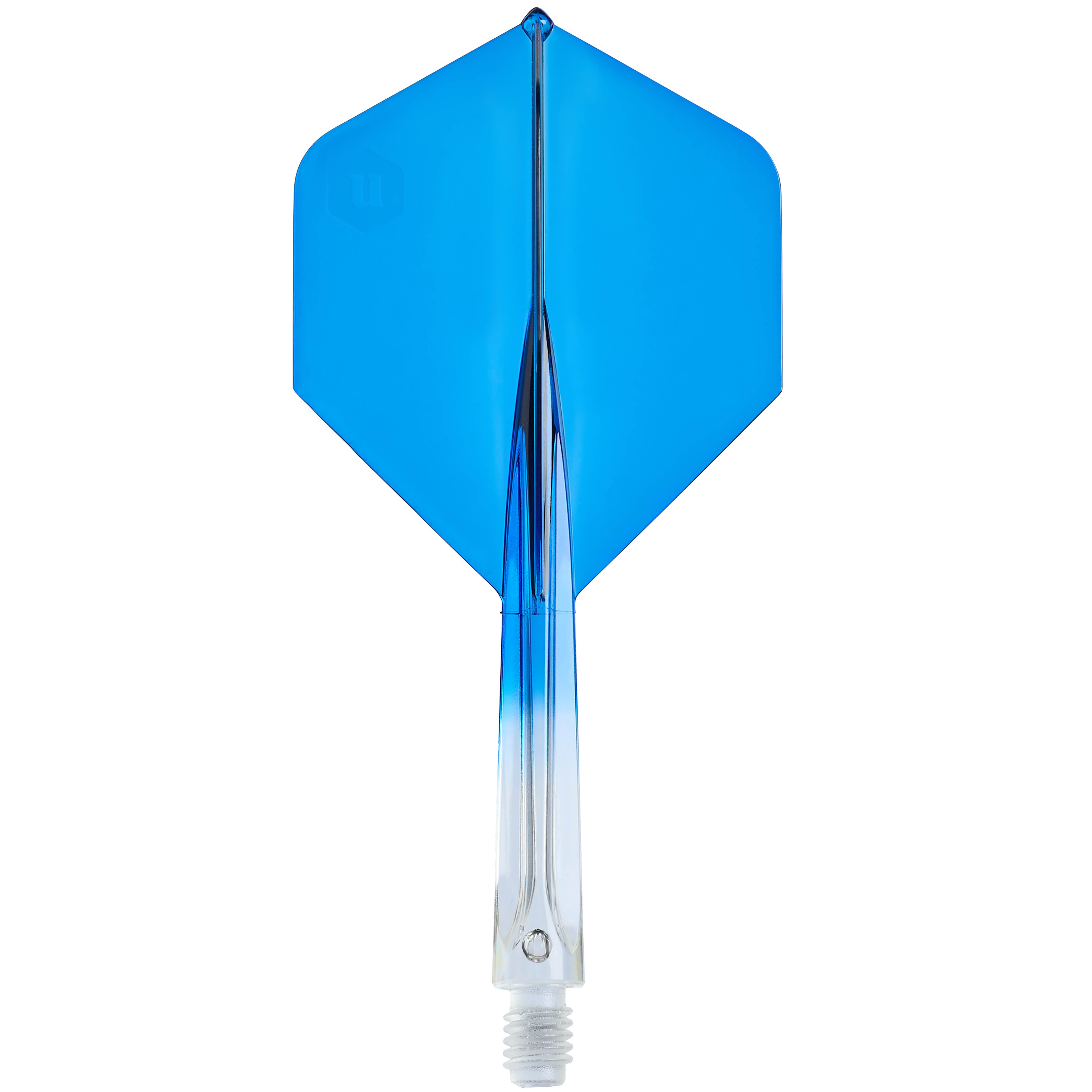 Unicorn Forge All-In-One Flight & Shaft System - Plus Shape - Two Tone - Blue