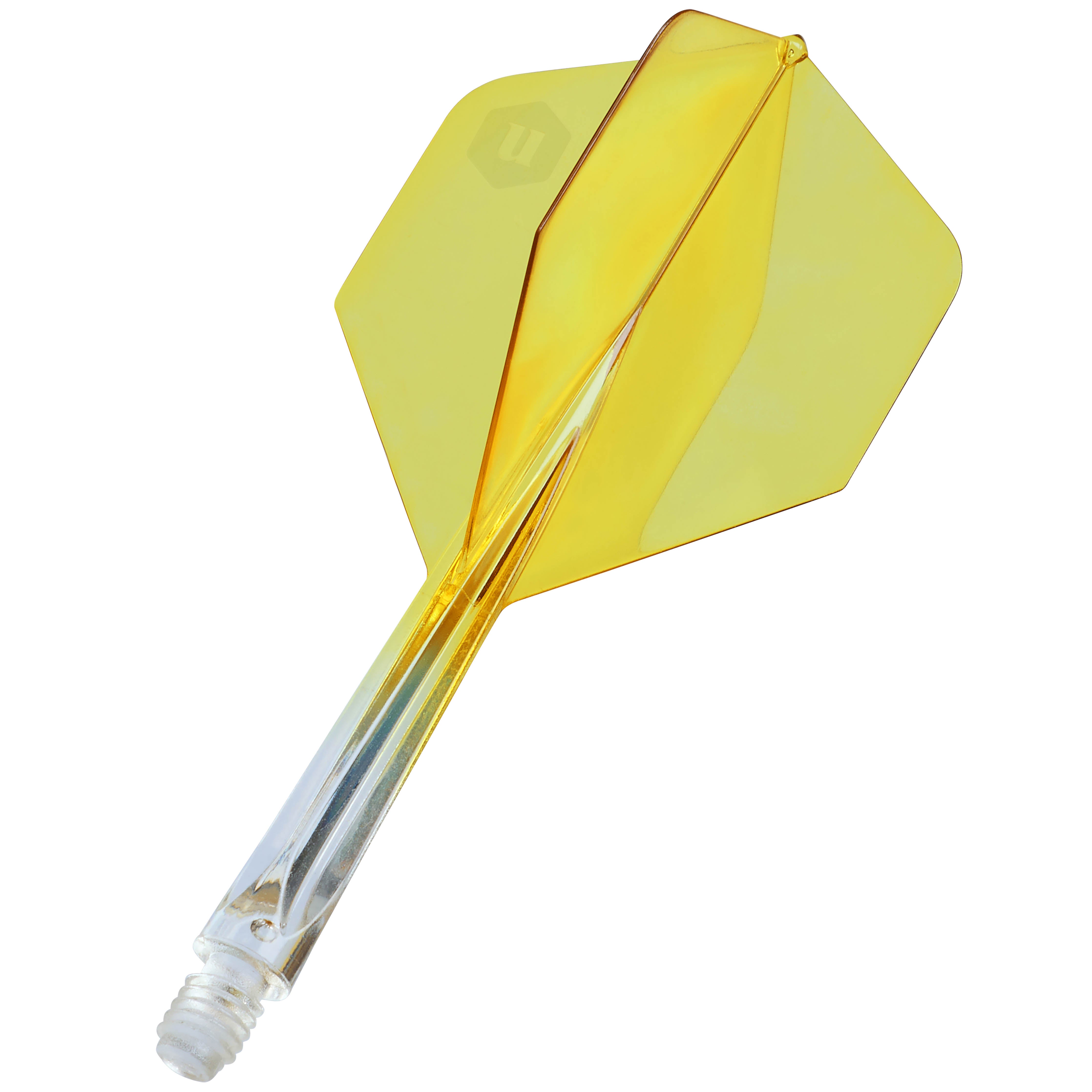 Unicorn Forge All-In-One Flight & Shaft System - Plus Shape - Two Tone - Yellow