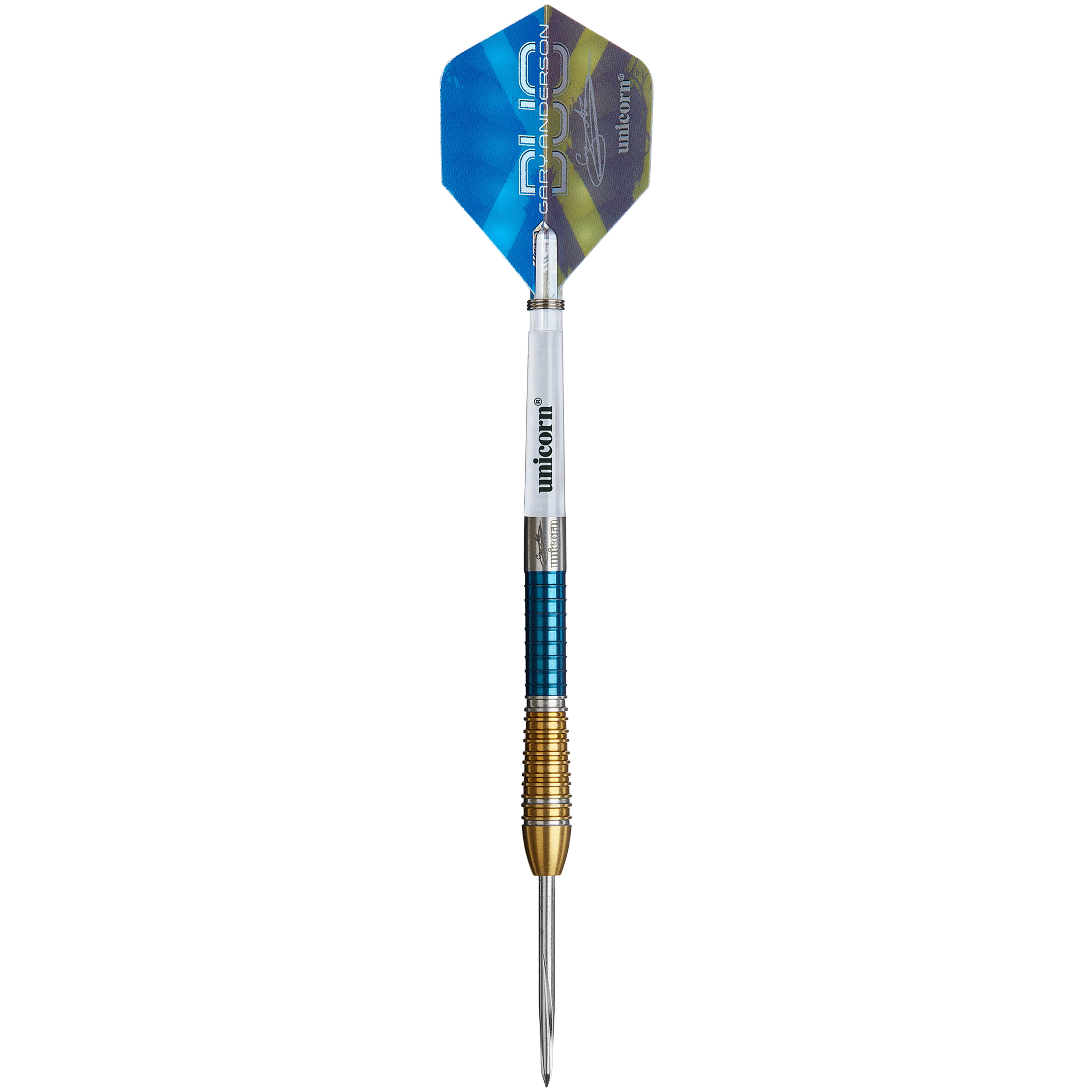 Unicorn Gary 'The Flying Scotsman' Anderson DUO Phase 6 Steel Tip Darts - 90% Tungsten - 21g to 25g