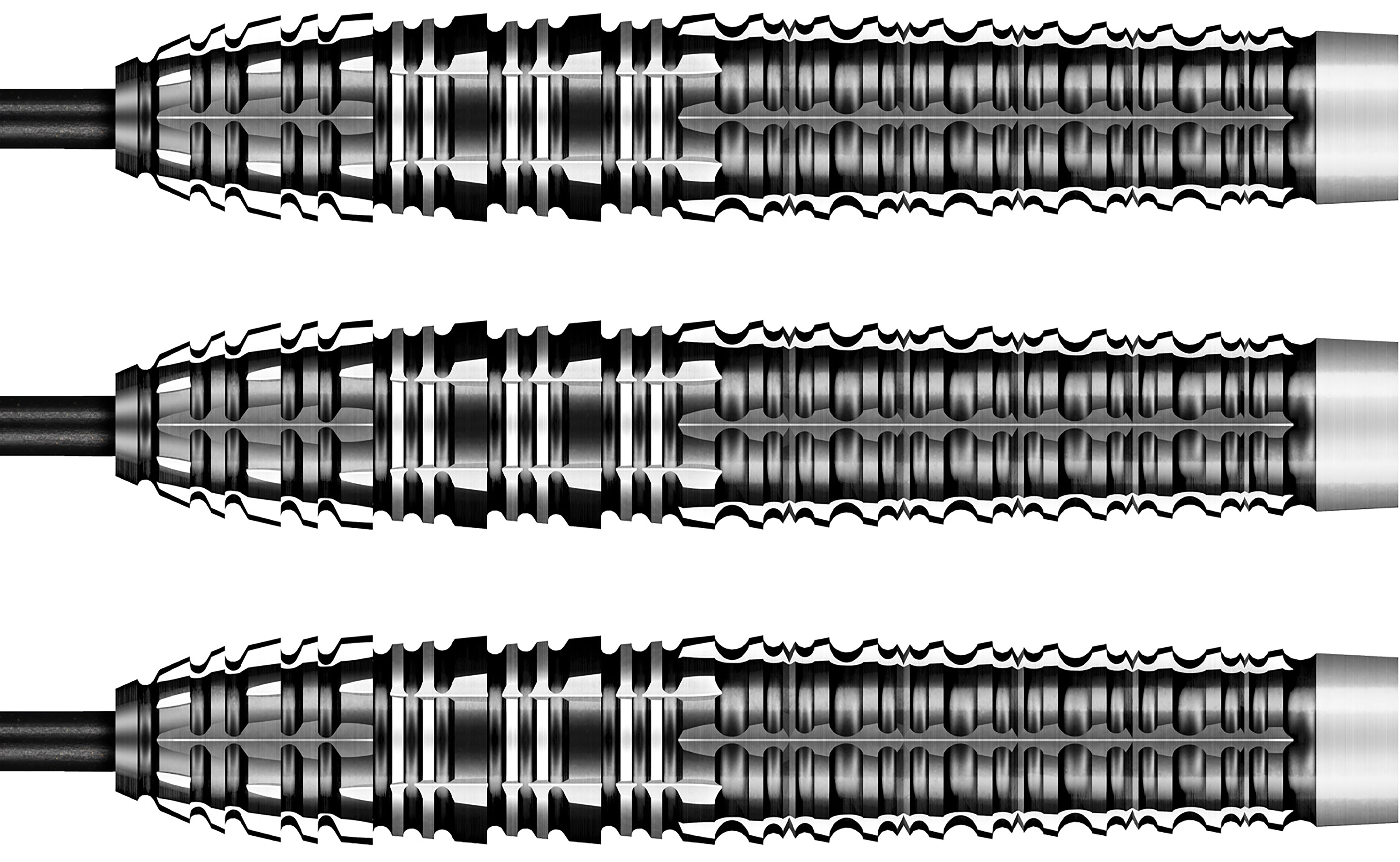 Shot Gnarly Smasha Steel Tip Dart Set - 90% Tungsten - 23g 24g 25g