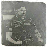 Slate Coaster - Gerwyn 'Iceman' Price