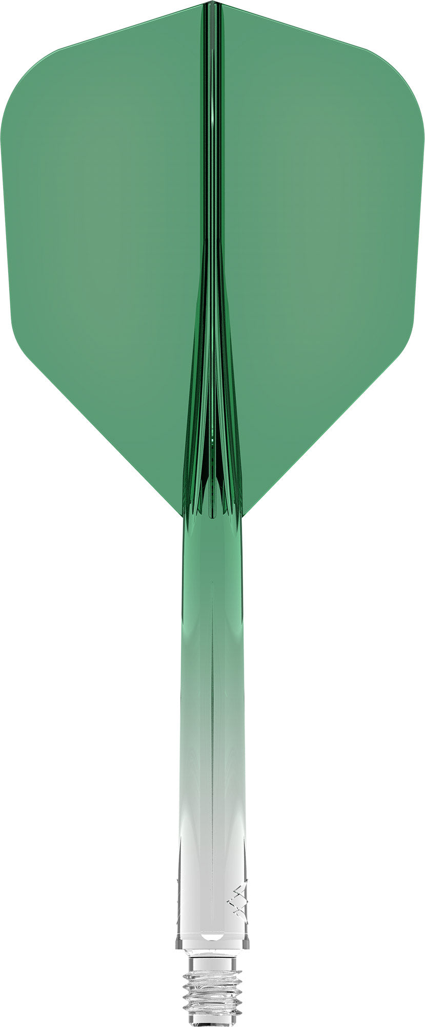 Mission Force 90 - New Moulded Flight & Shaft System - Standard No6 - Gradient - Transparent Green.