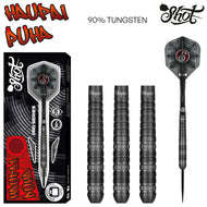 Shot Pro Series Haupai Puha 2 Steel Tip Dart Set-90% Tungsten Darts - 24g